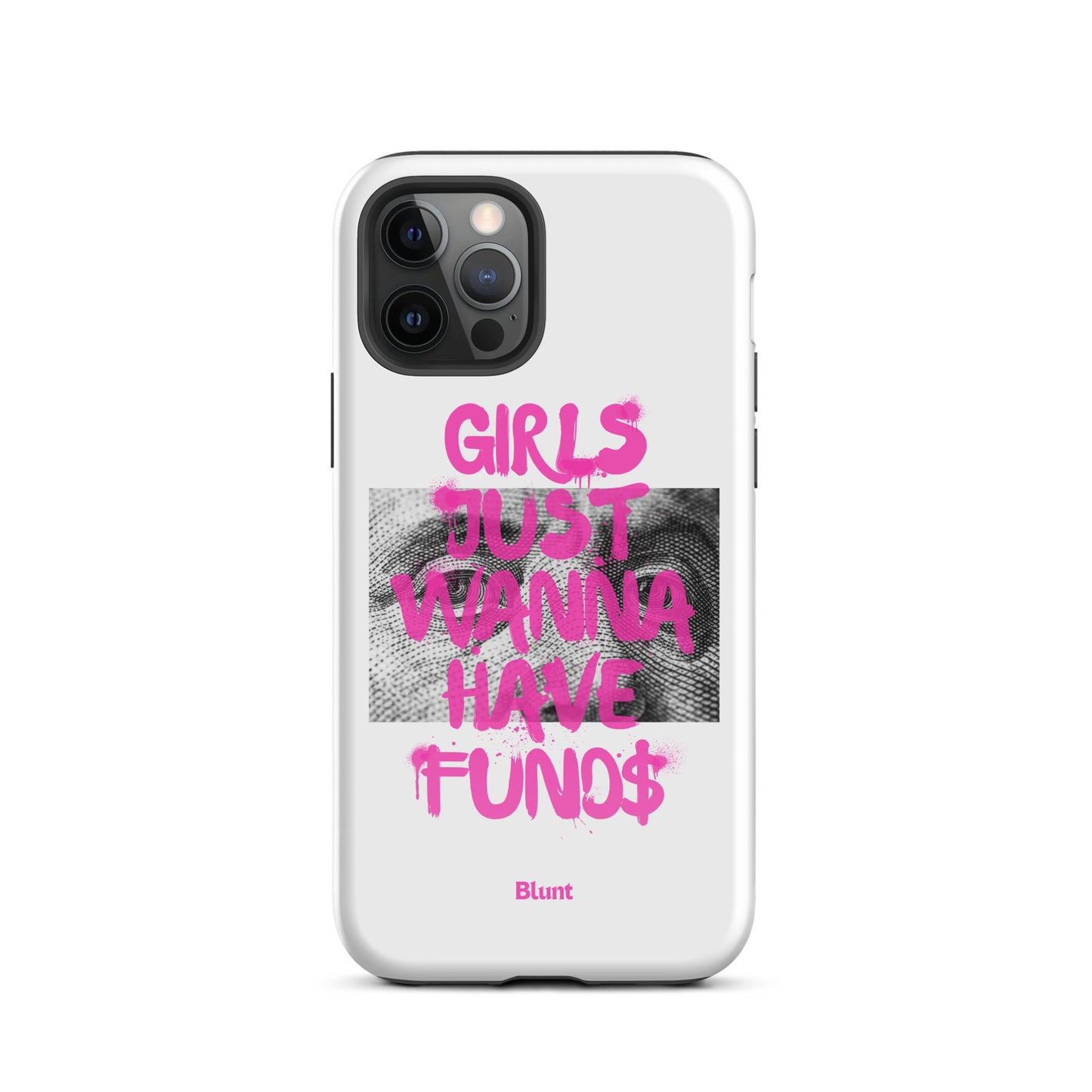 Fund$ White iPhone Case - blunt cases