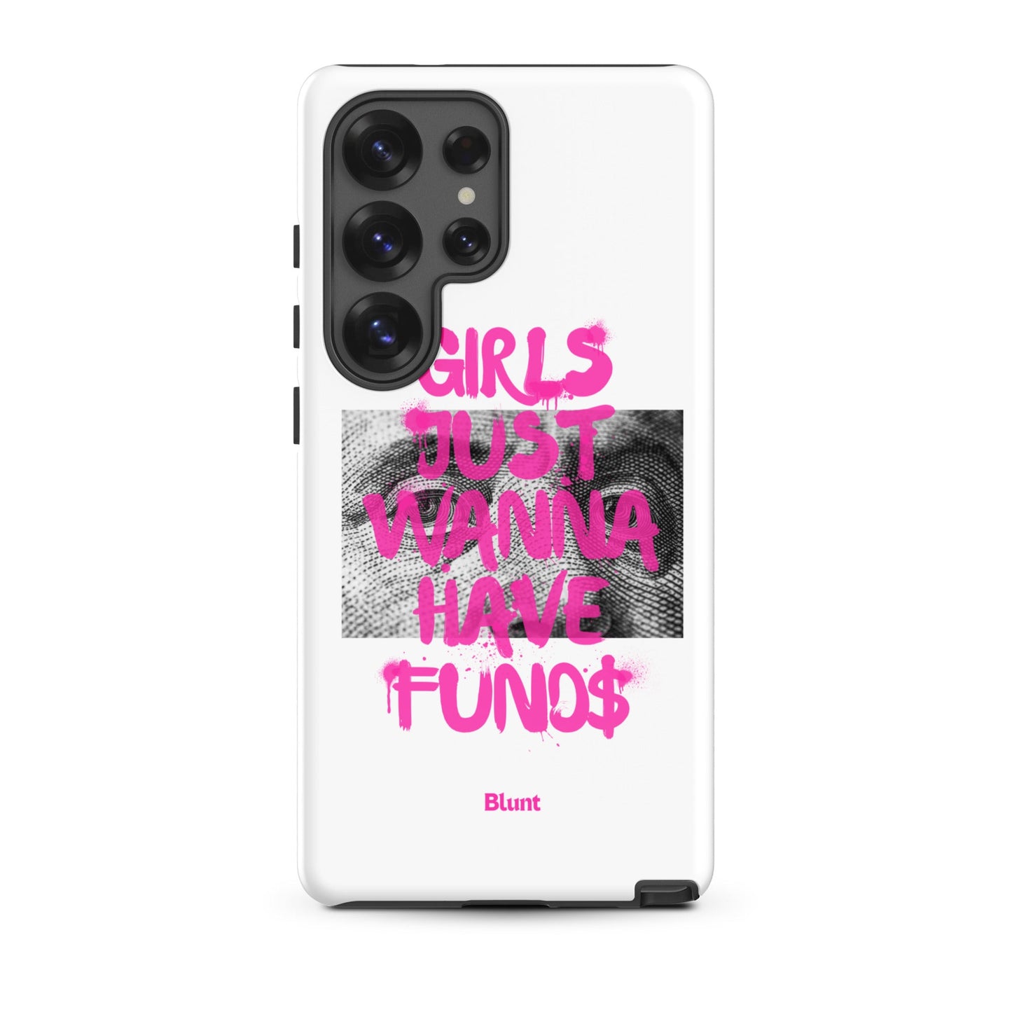 Fund$ White Samsung Case - Blunt Cases
