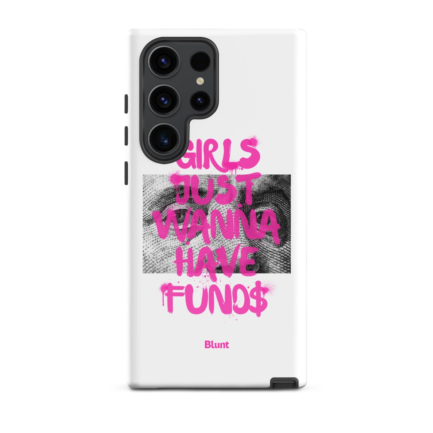 Fund$ White Samsung Case - Blunt Cases