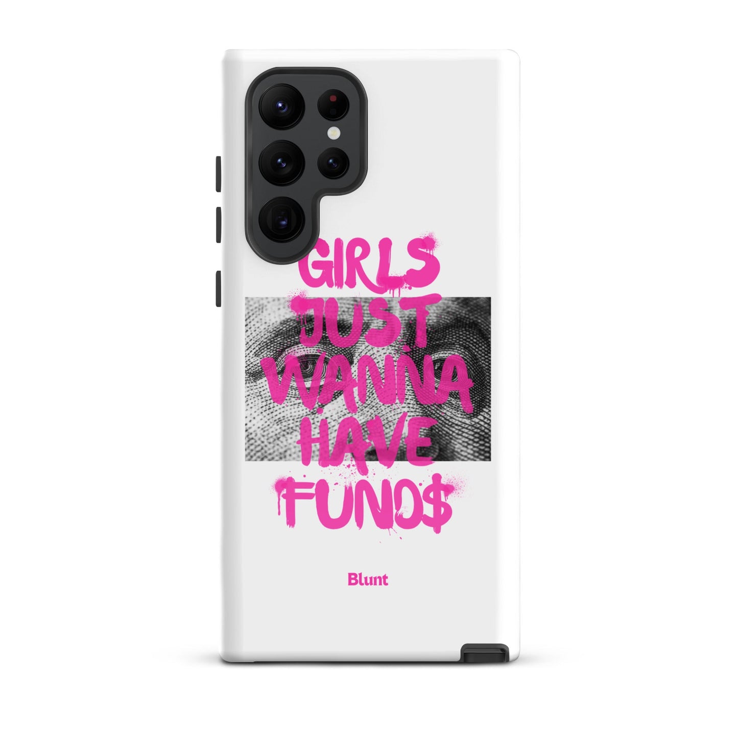 Fund$ White Samsung Case - Blunt Cases