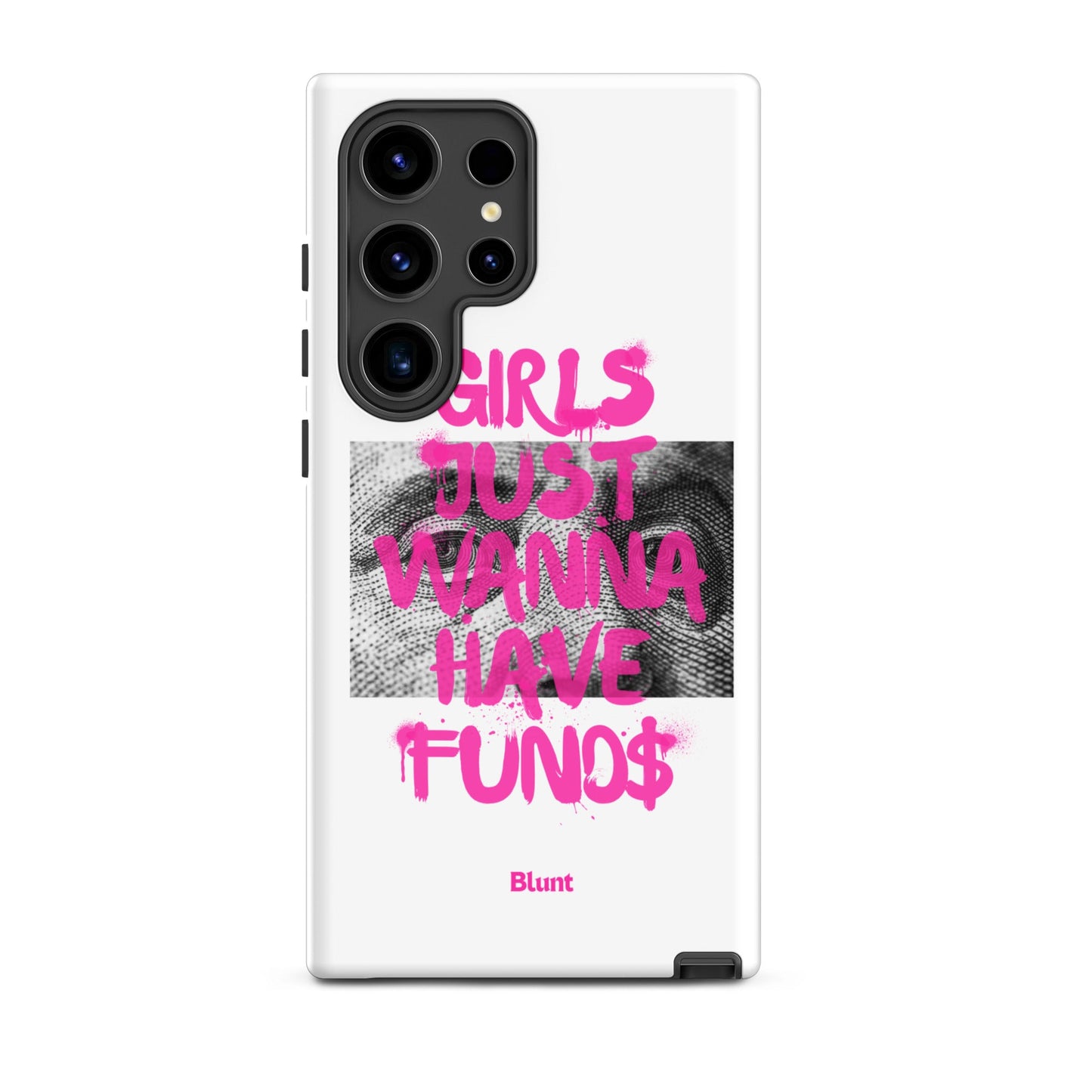Fund$ White Samsung Case - Blunt Cases