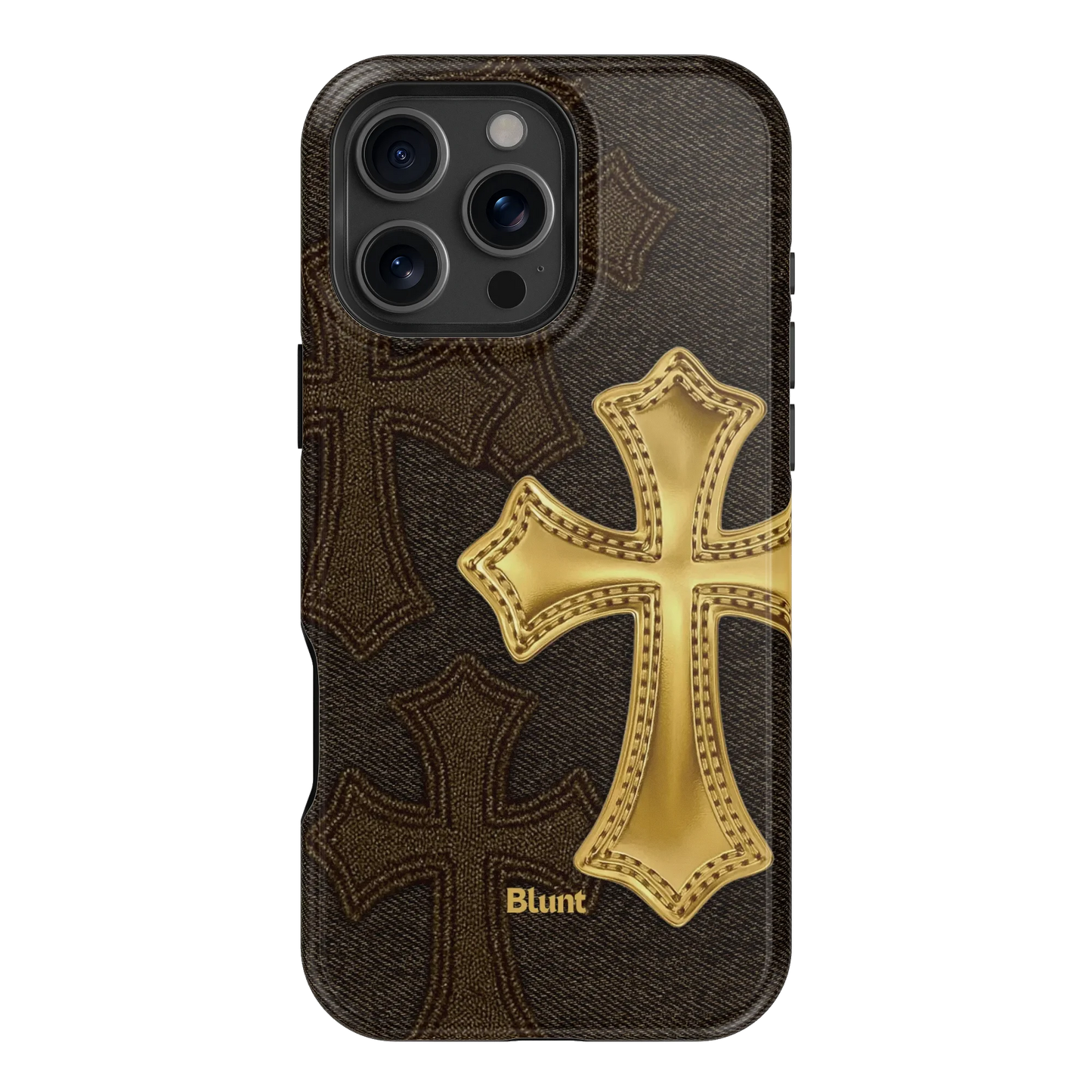 Gold Cross iPhone Case