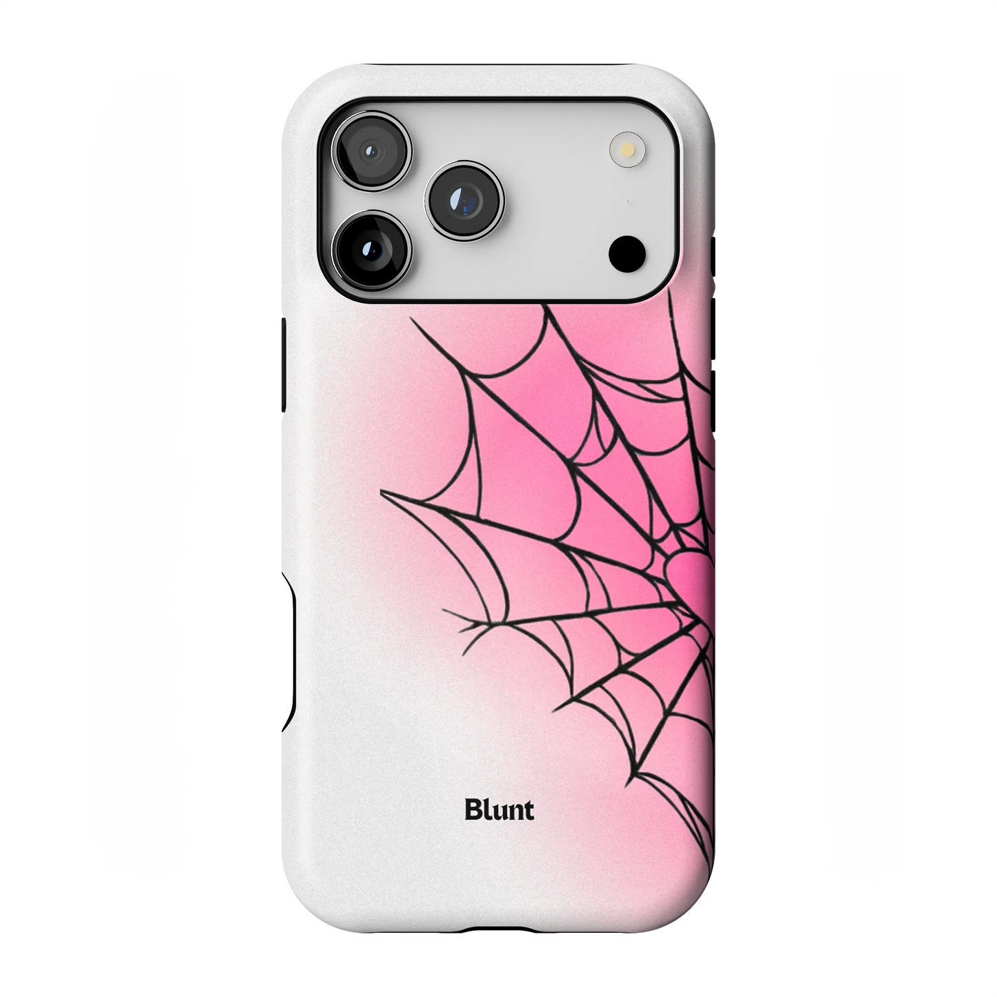 White Pink Web iPhone Case