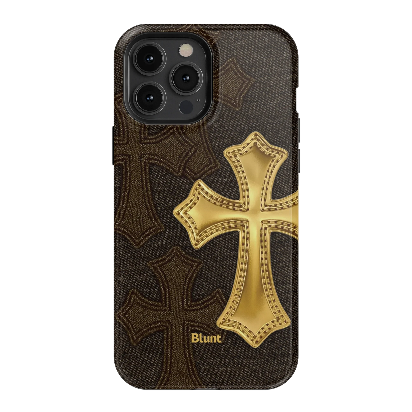 Gold Cross iPhone Case
