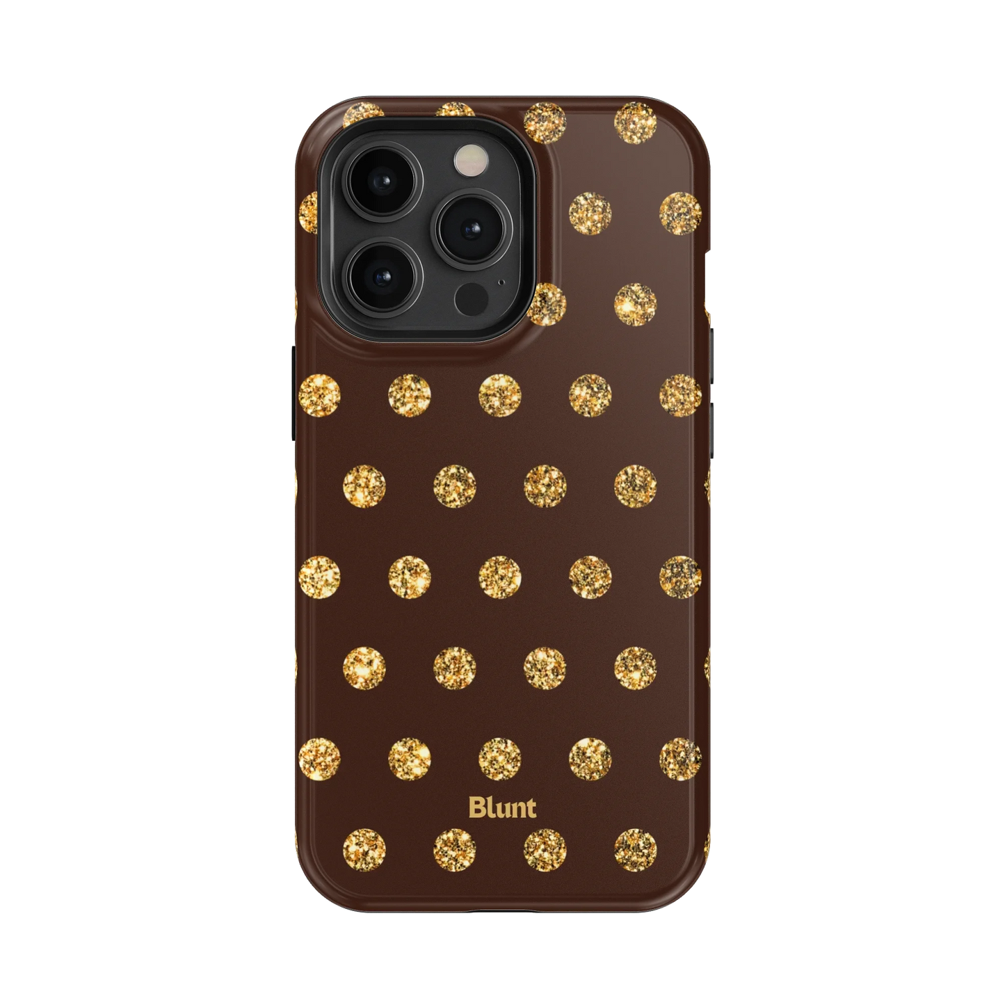 Gold Polka iPhone Case
