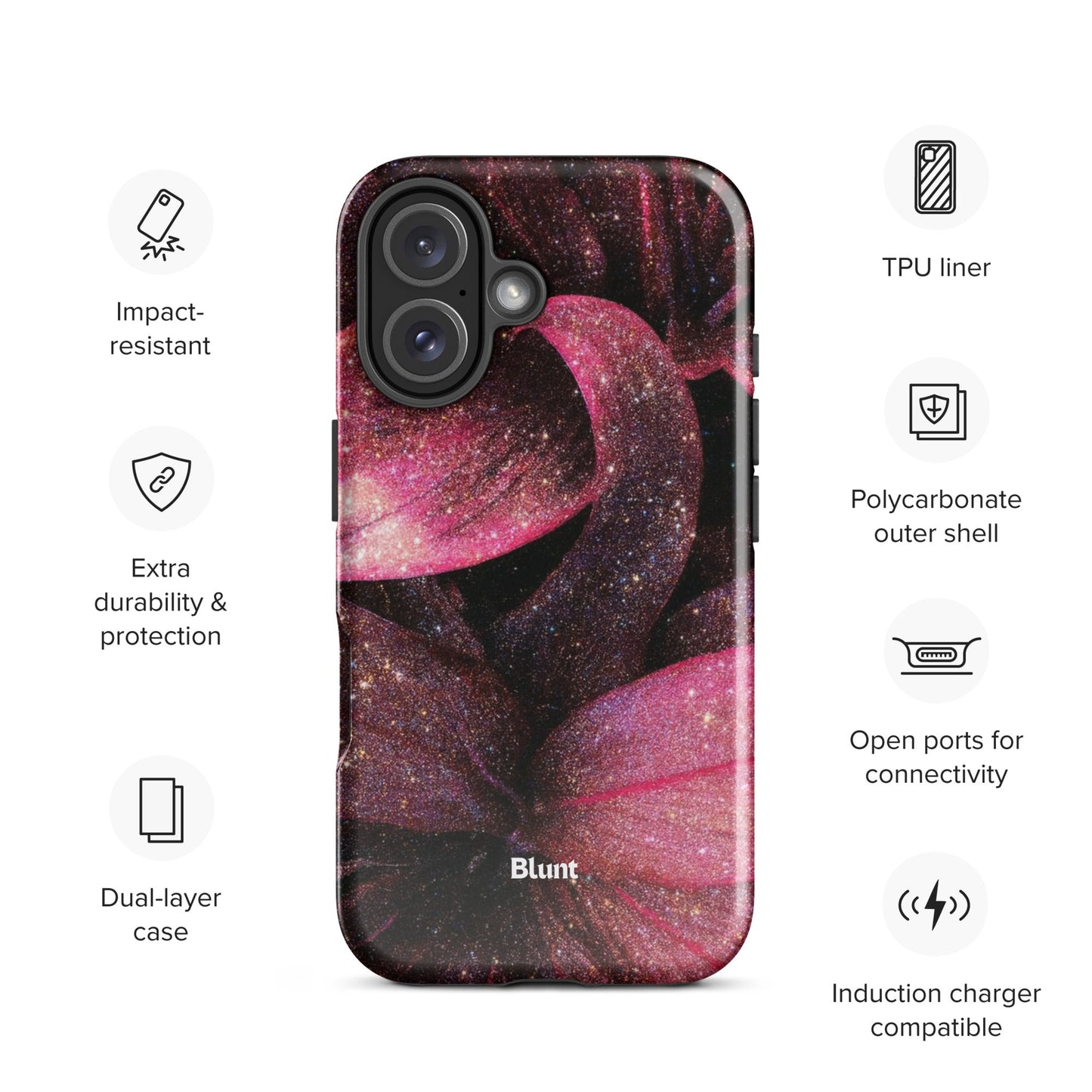 Garnet Bloom iPhone Case - Blunt Cases