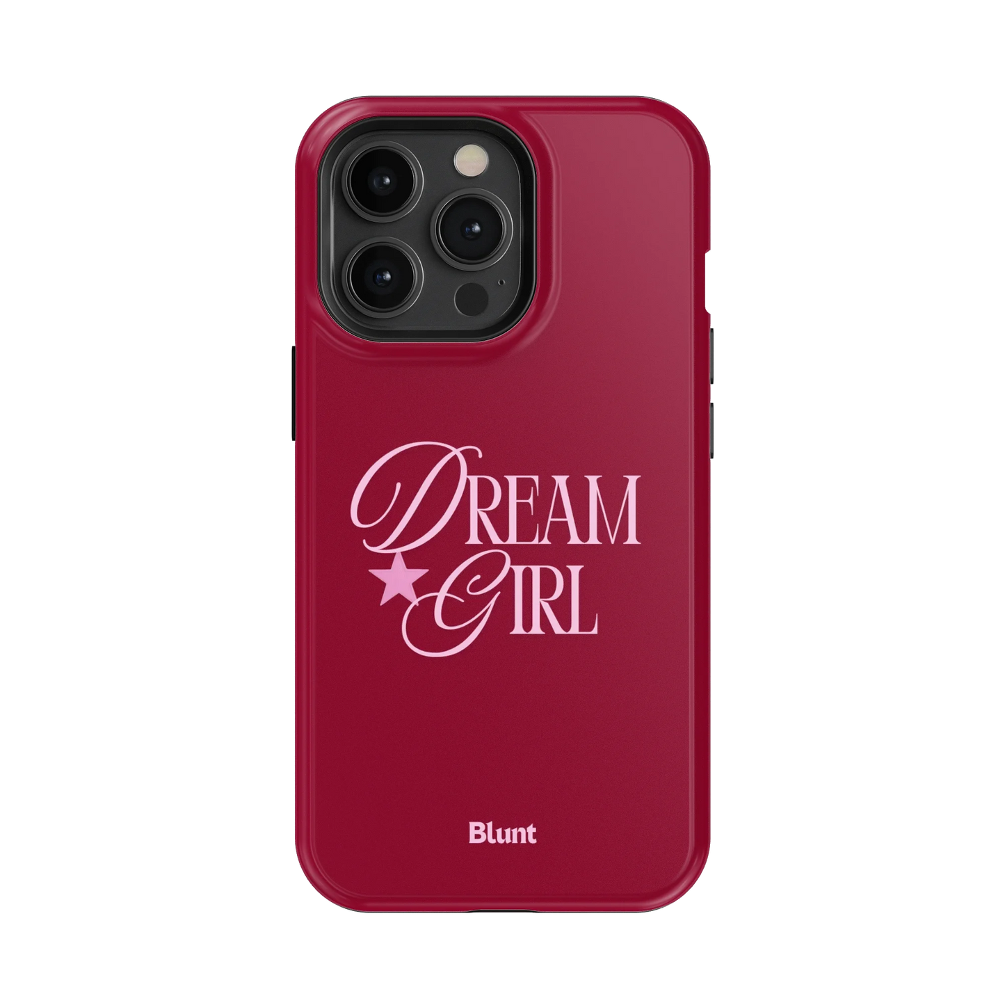 Dream Girl Maroon iPhone Case
