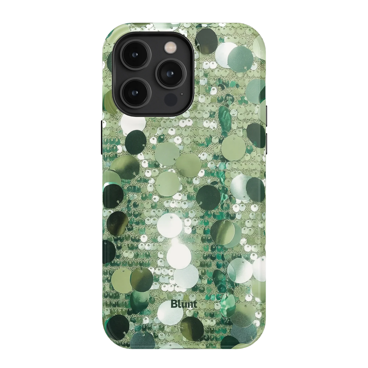 Sage Glitz iPhone Case