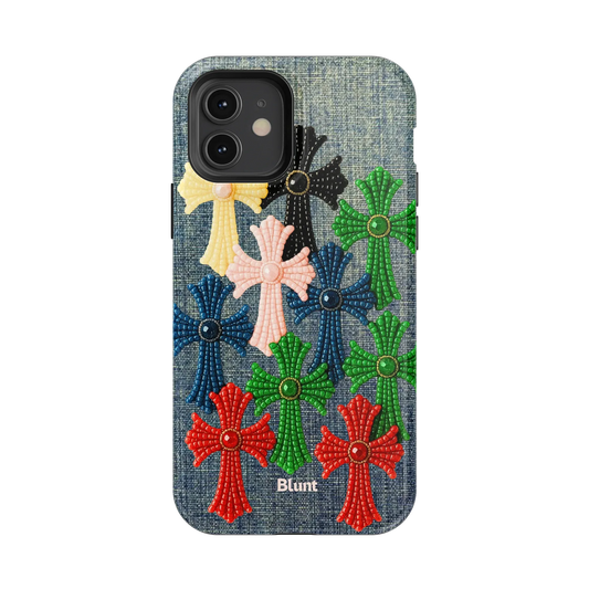 Cross Stitch iPhone Case