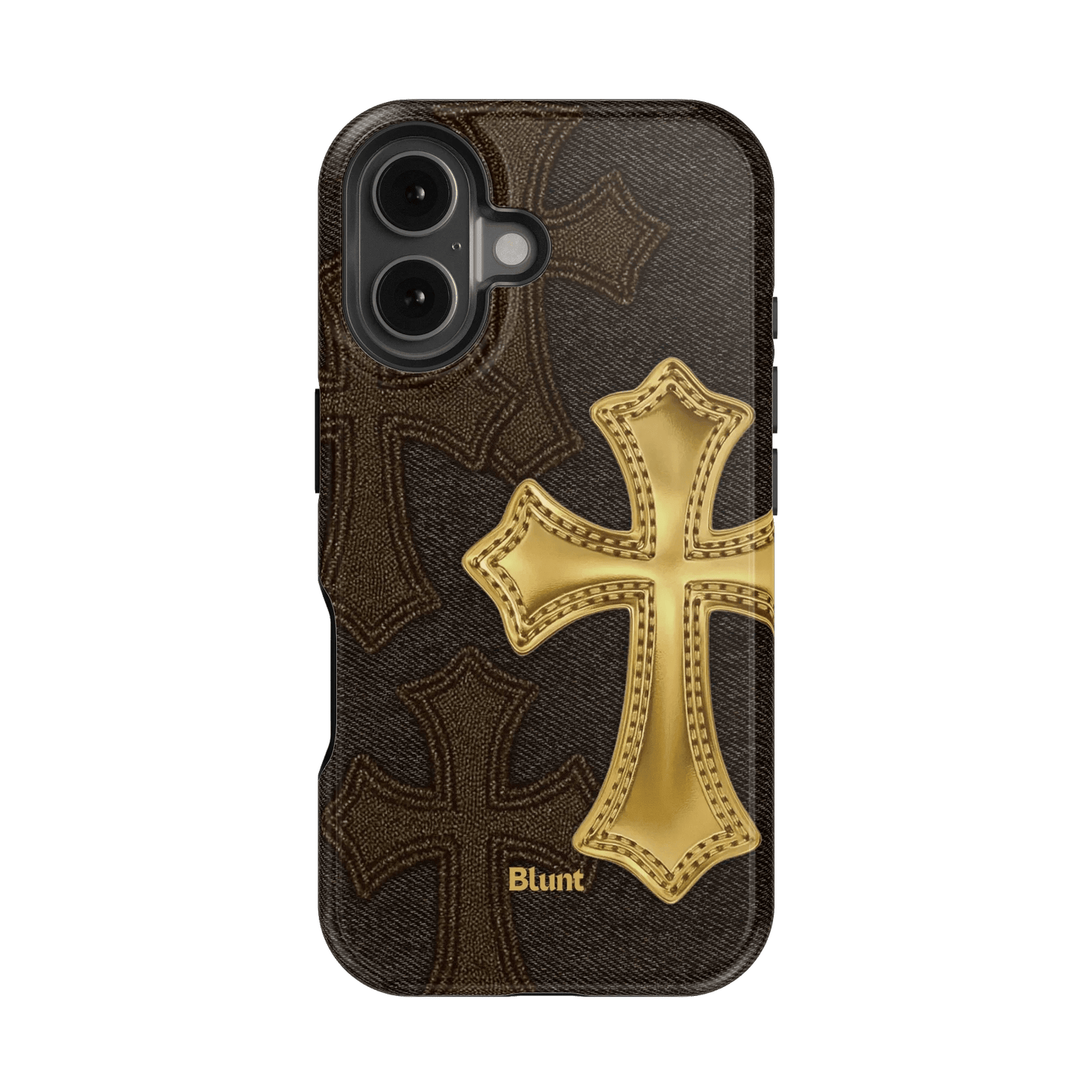 Gold Cross iPhone Case - Blunt Cases