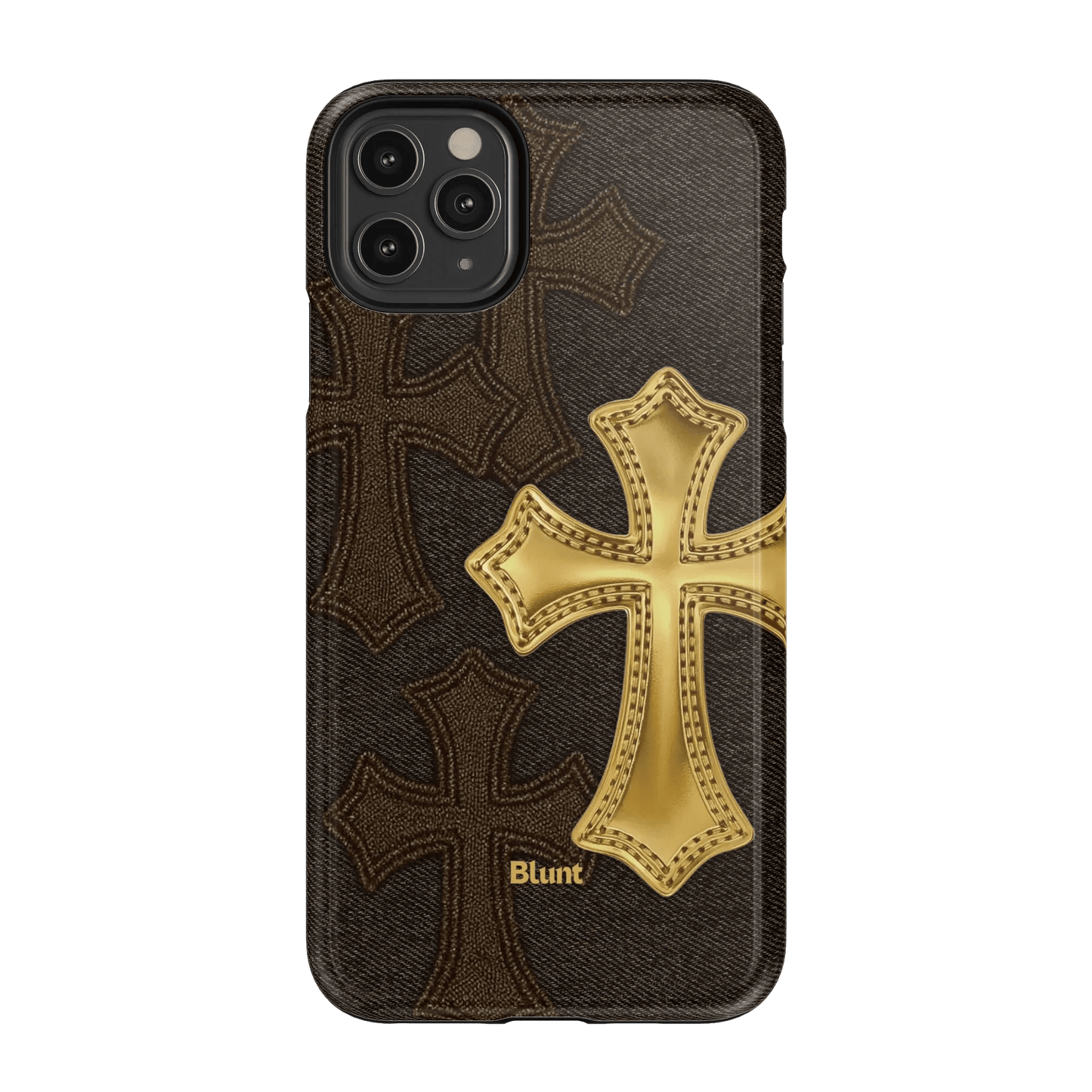Gold Cross iPhone Case - Blunt Cases
