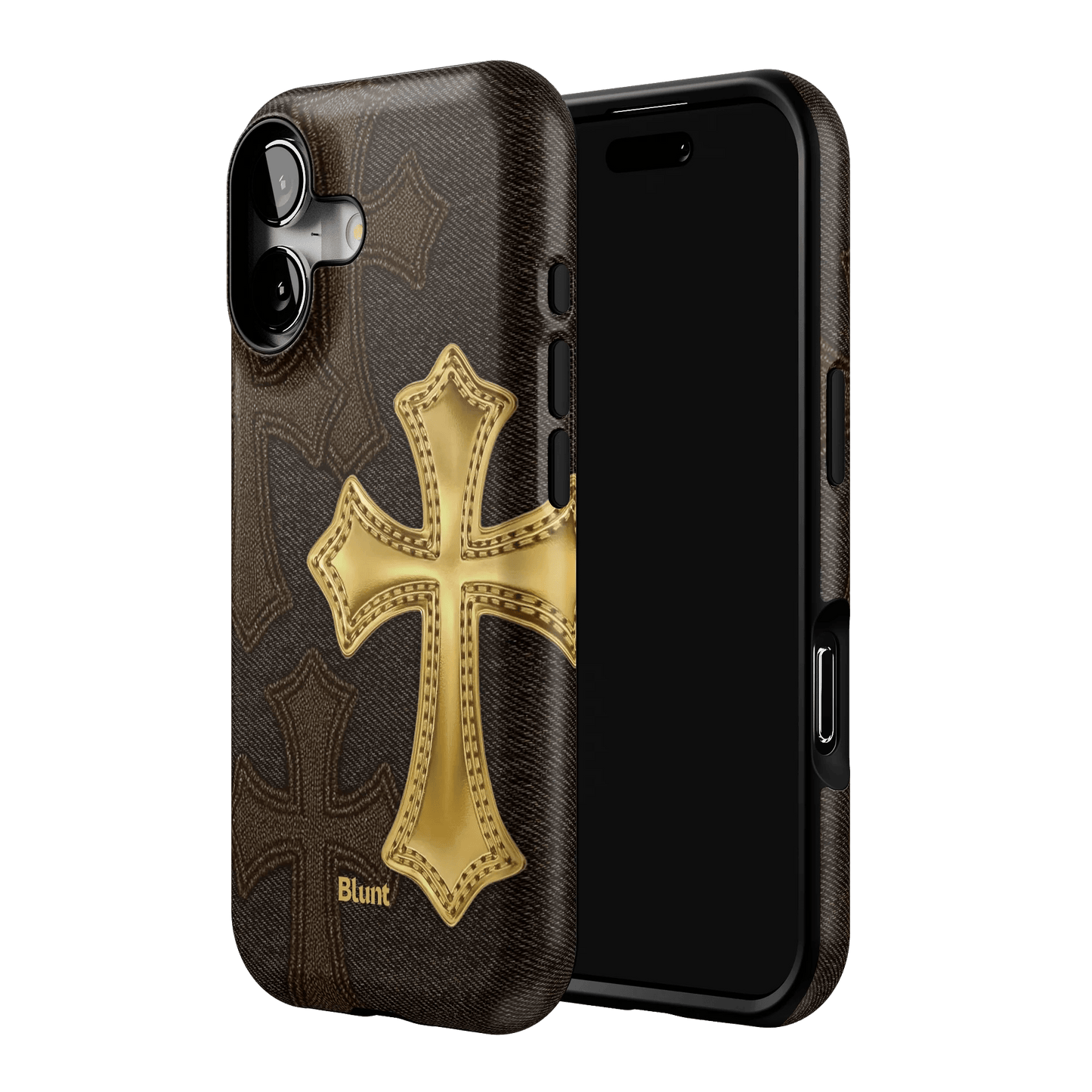 Gold Cross iPhone Case - Blunt Cases