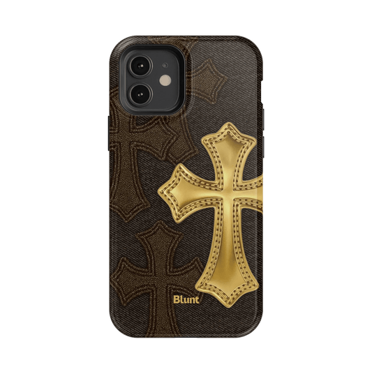 Gold Cross iPhone Case - Blunt Cases