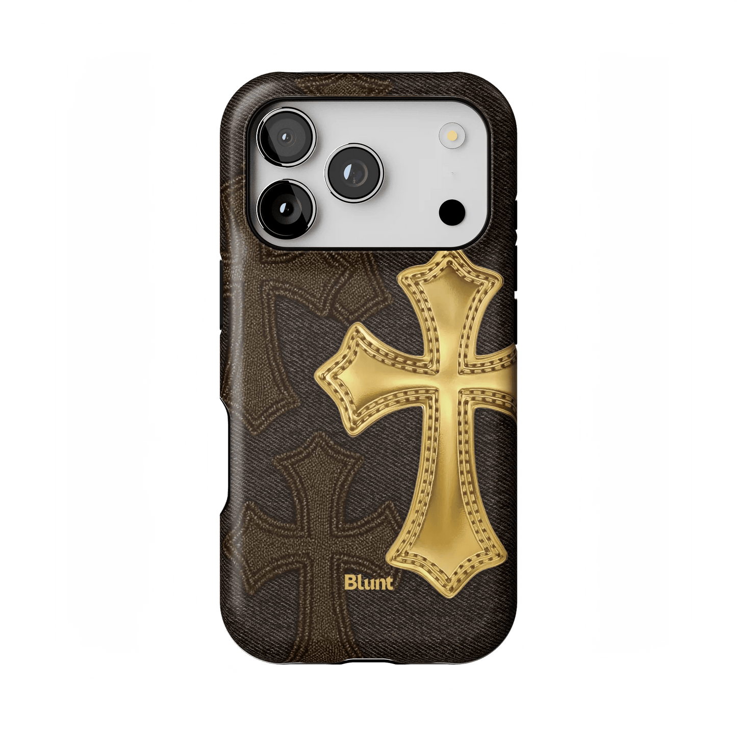 Gold Cross iPhone Case - Blunt Cases