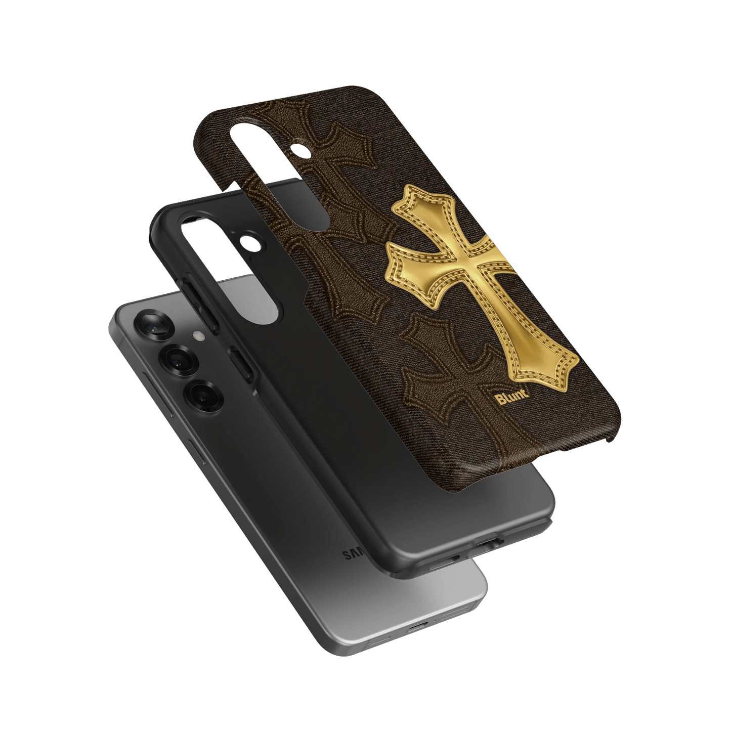 Gold Cross Samsung Case - Blunt Cases