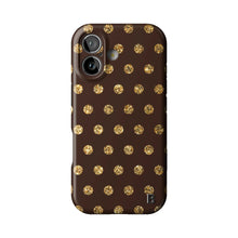Gold Polka Statement iPhone Case
