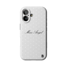 Gray Miss Angel Statement iPhone Case