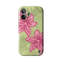 Green Blush Orchid Statement iPhone Case