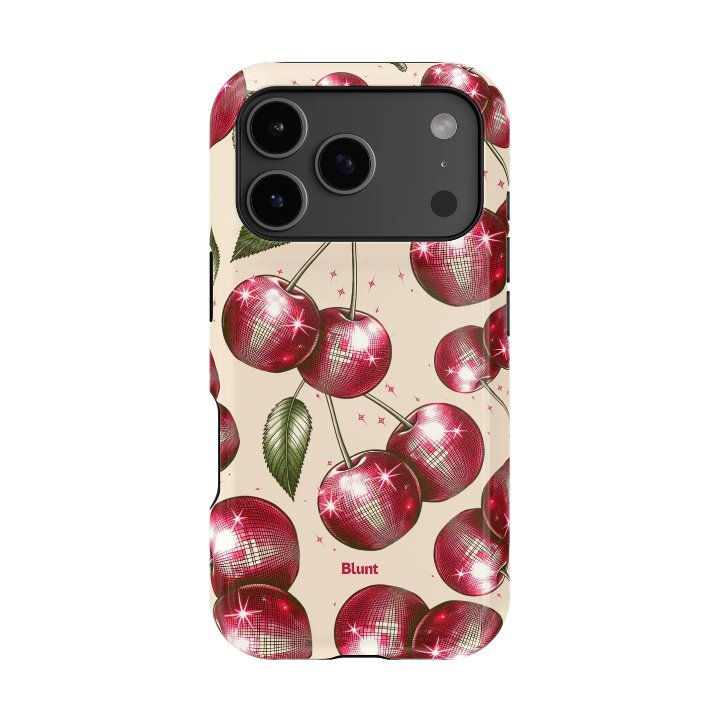 Cream Cherry Party iPhone Case