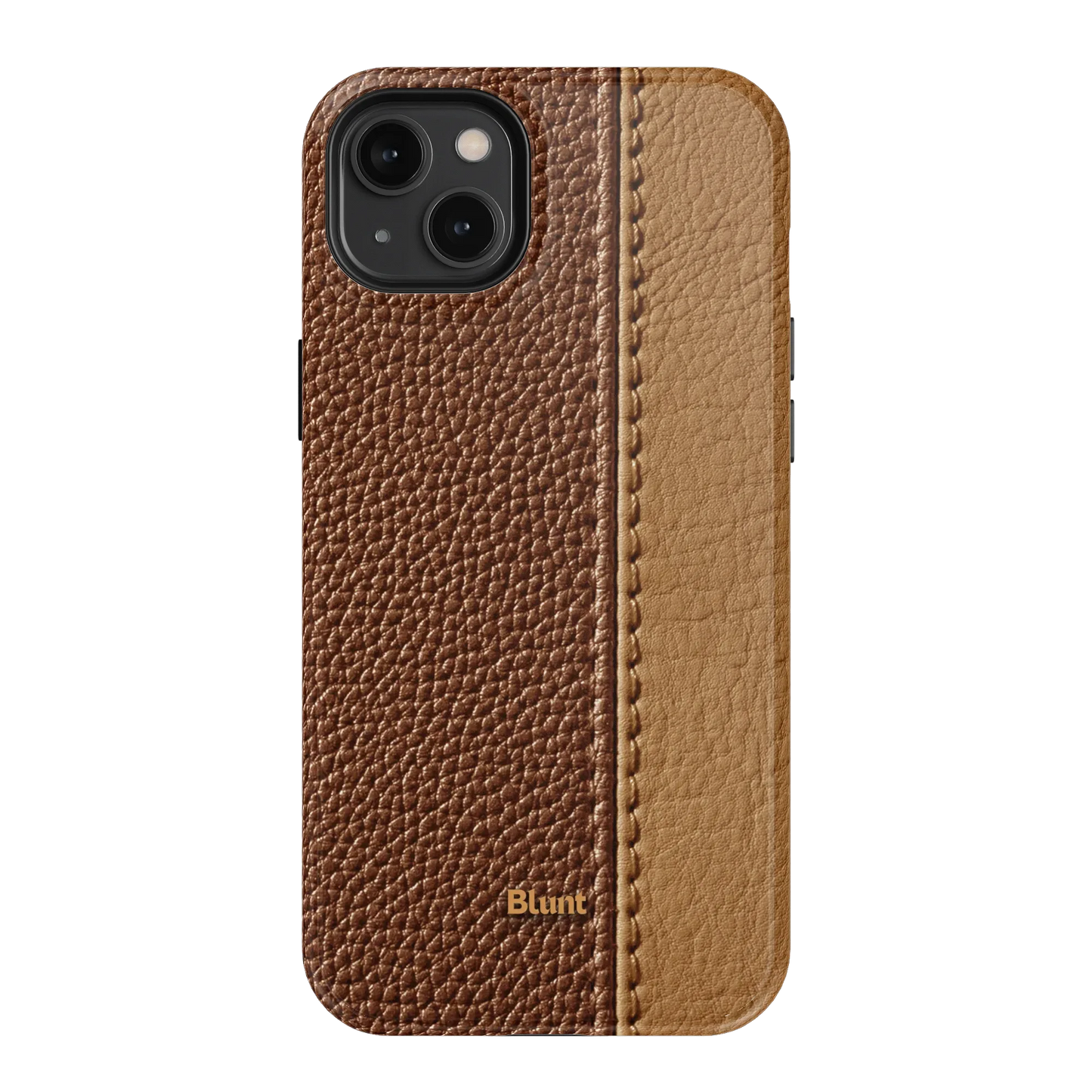 Two-Tone Walnut iPhone Case