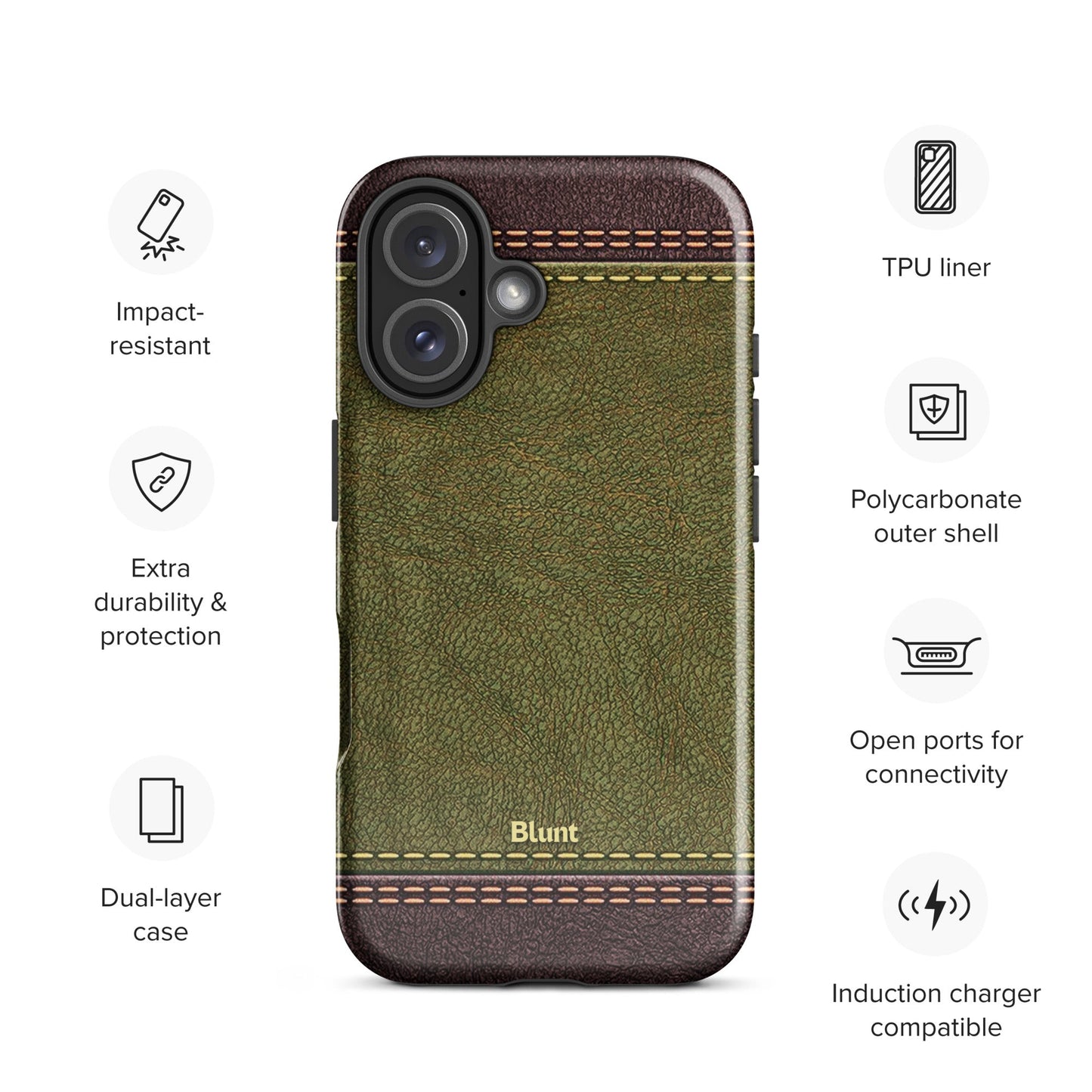 Hunter Green iPhone Case - Blunt Cases