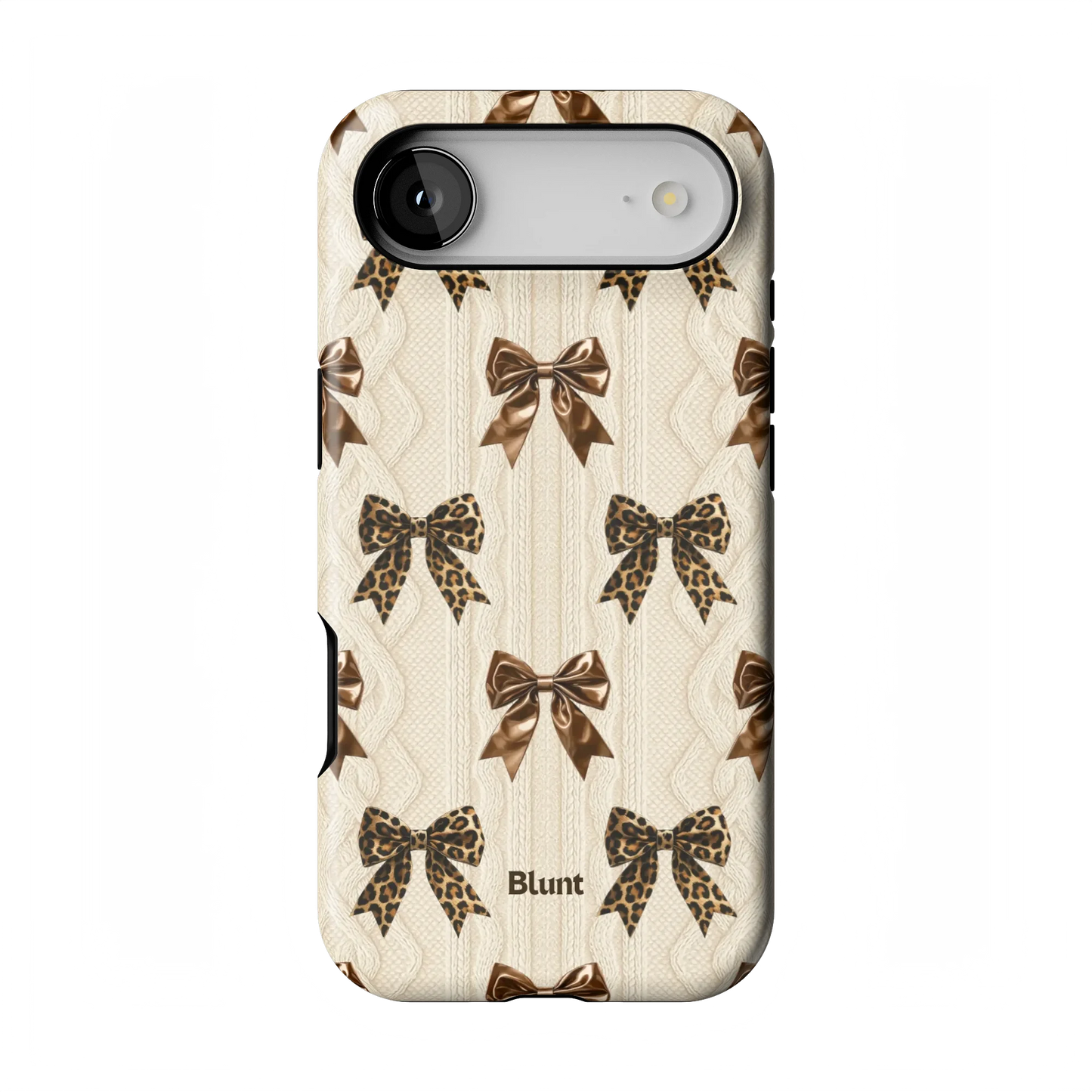 Cheetah Knit iPhone Case
