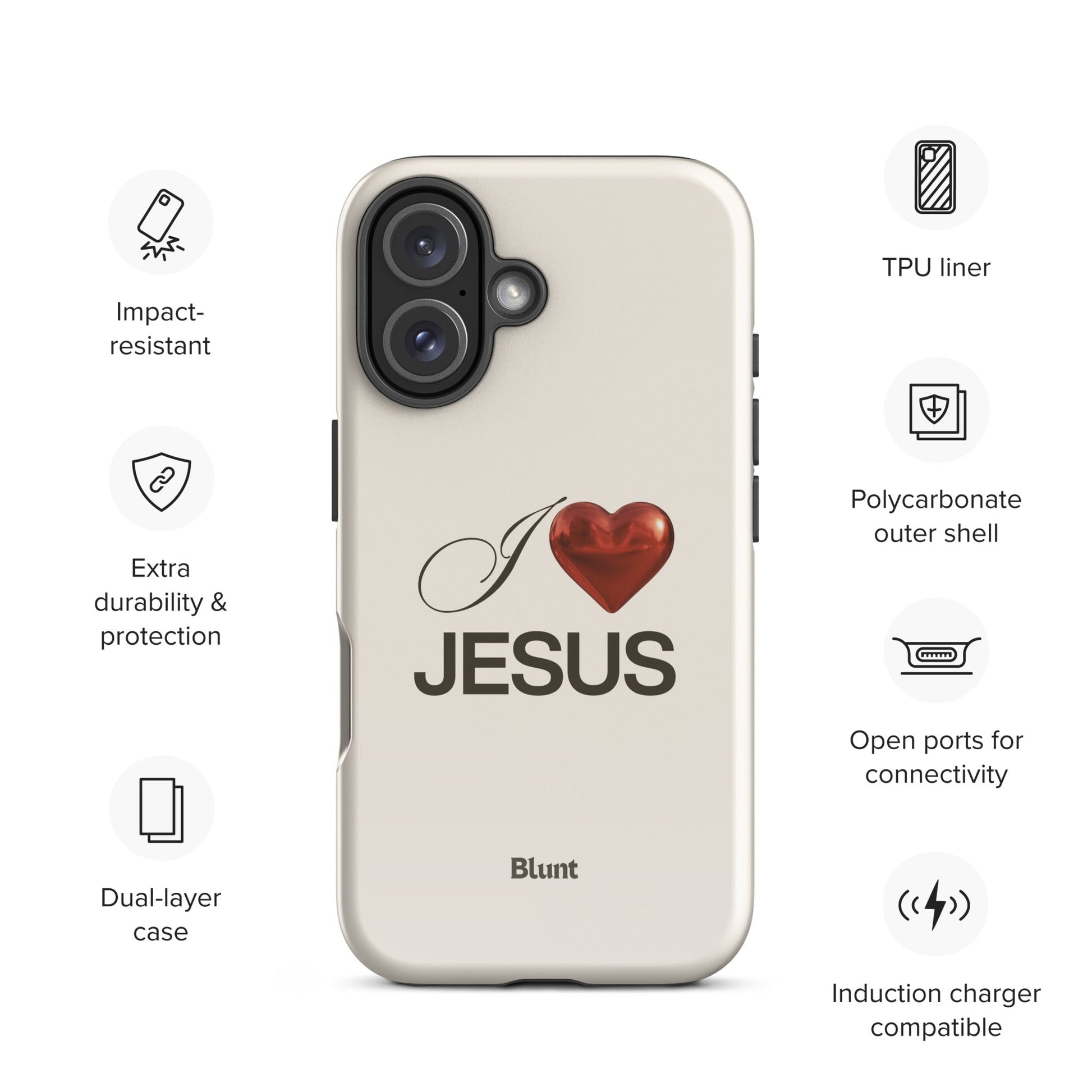 I Heart Jesus iPhone Case - Blunt Cases