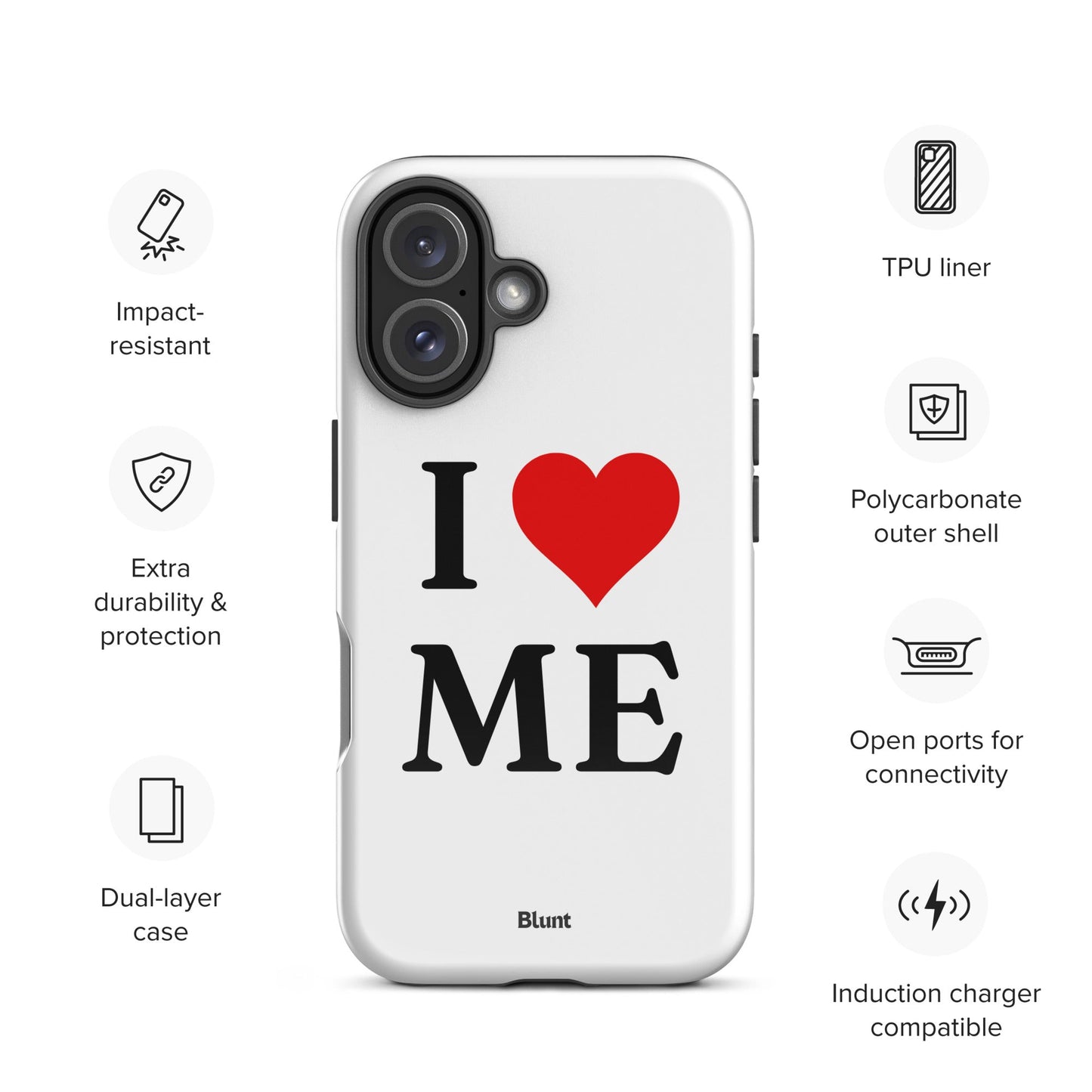 I Love Me iPhone Case - Blunt Cases