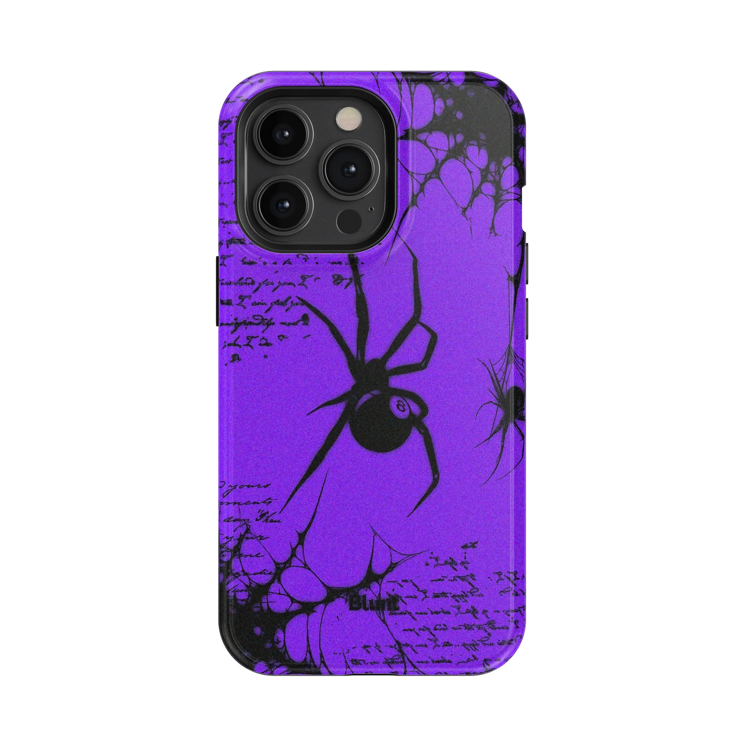 Violet Script iPhone Case