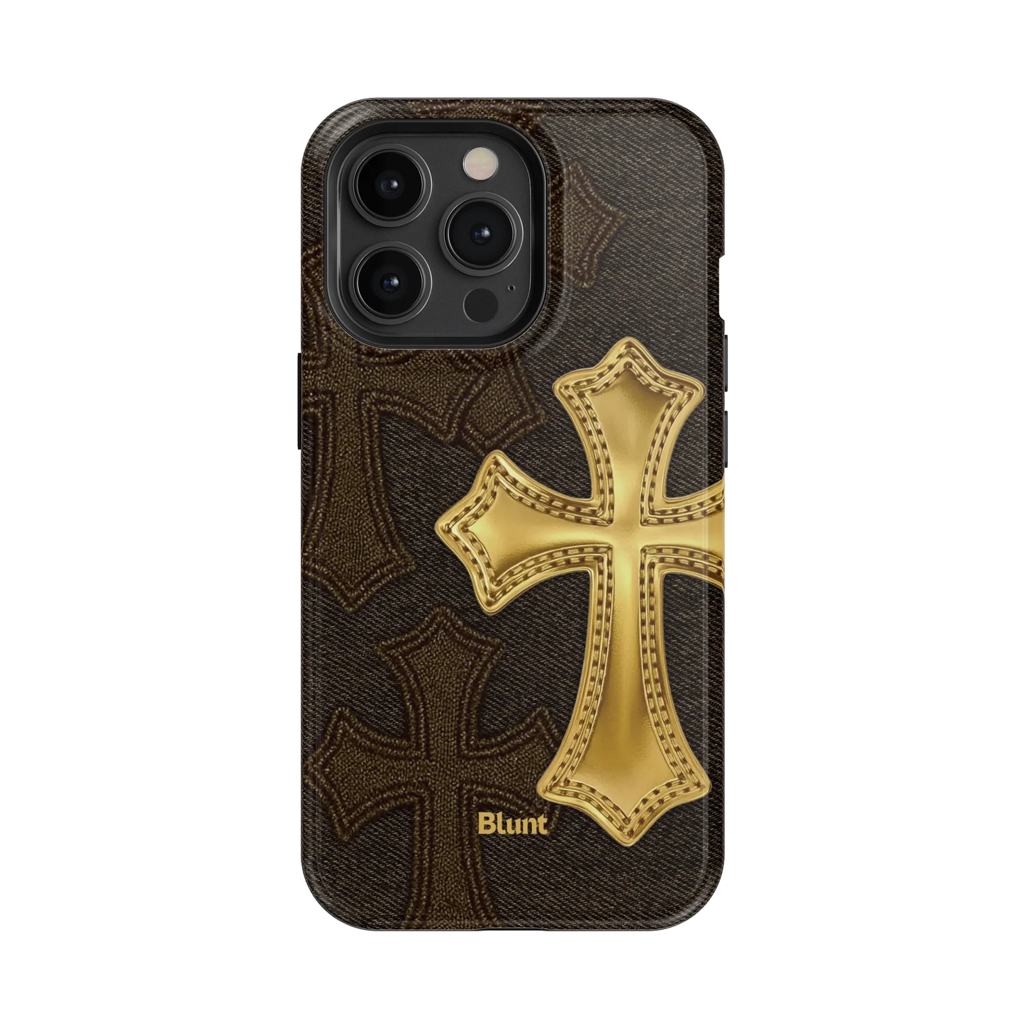 Gold Cross iPhone Case