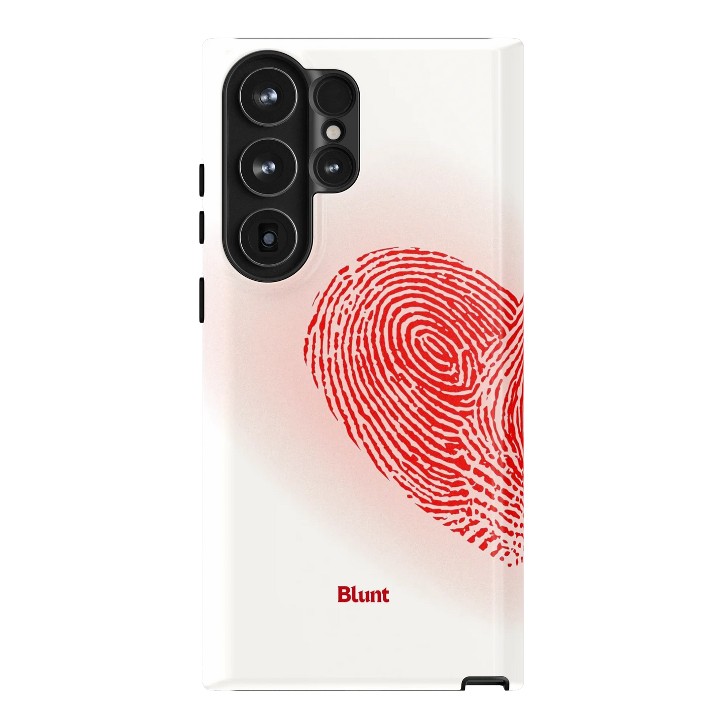 Heart Print White Samsung Case