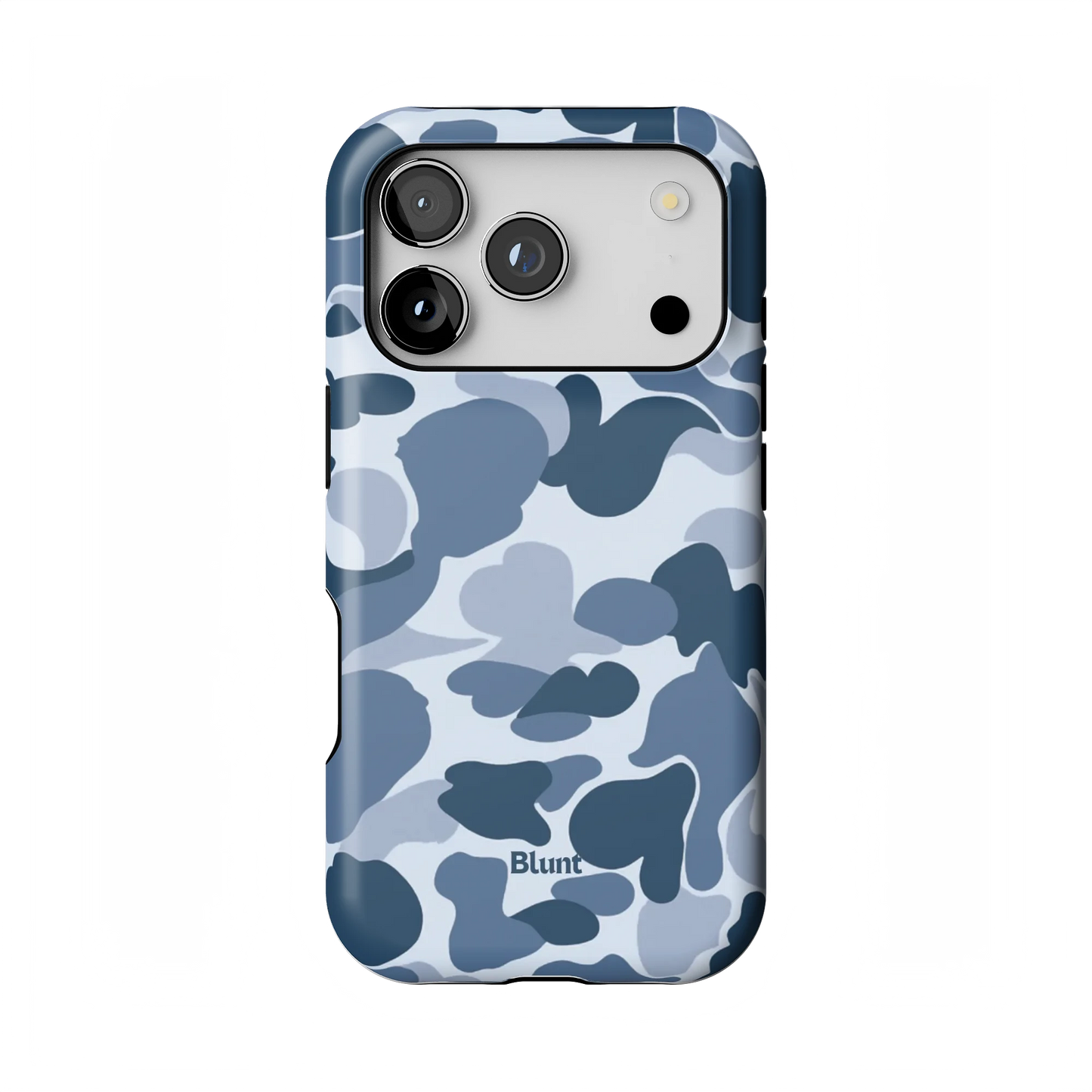 Bluish Camo iPhone Case
