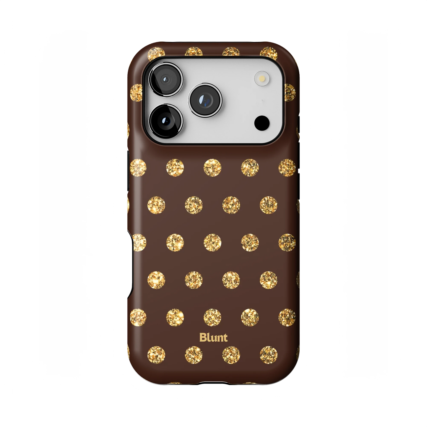 Gold Polka iPhone Case