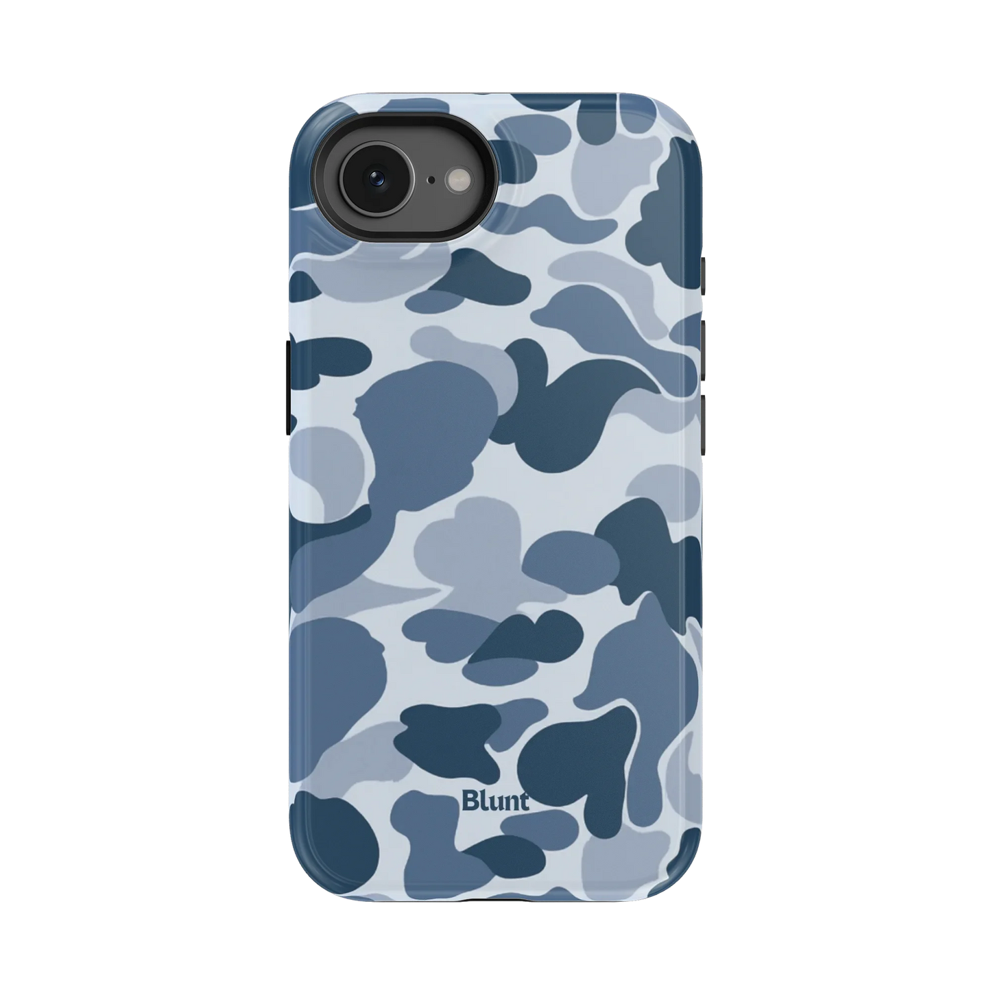 Bluish Camo iPhone Case