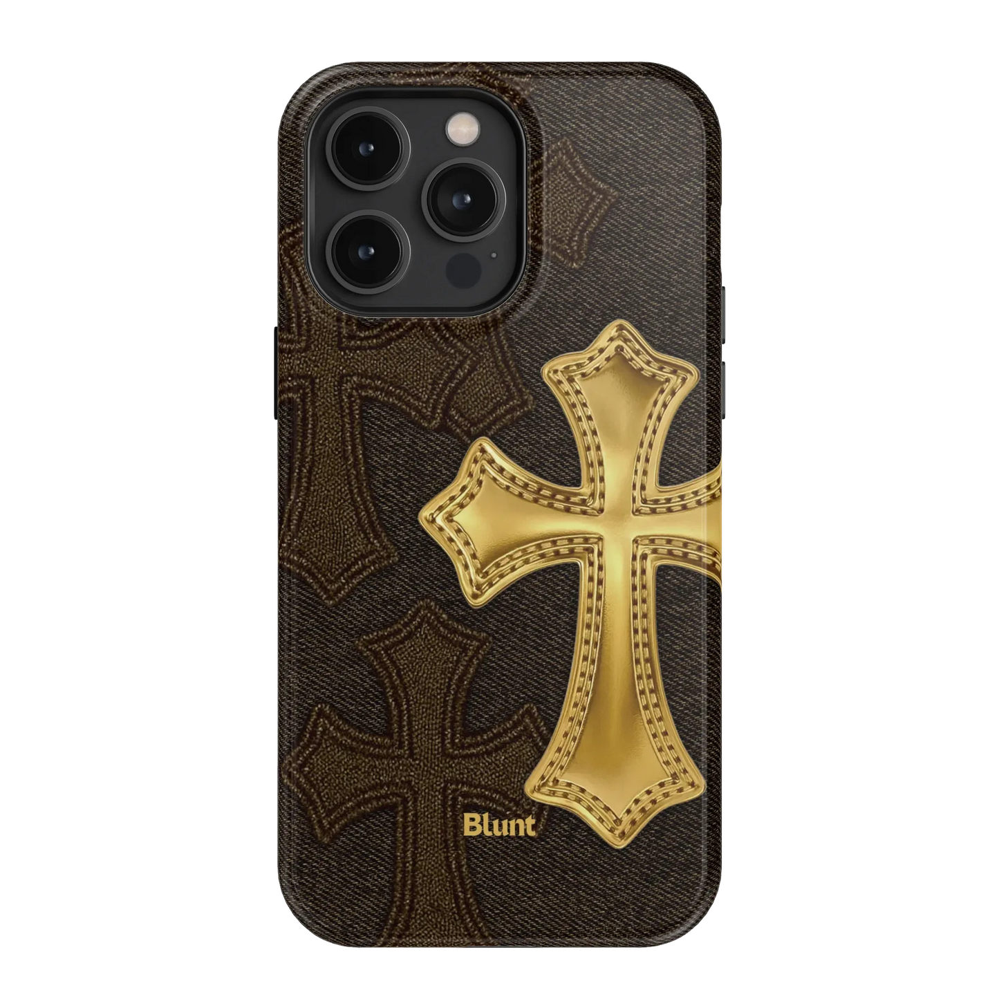 Gold Cross iPhone Case