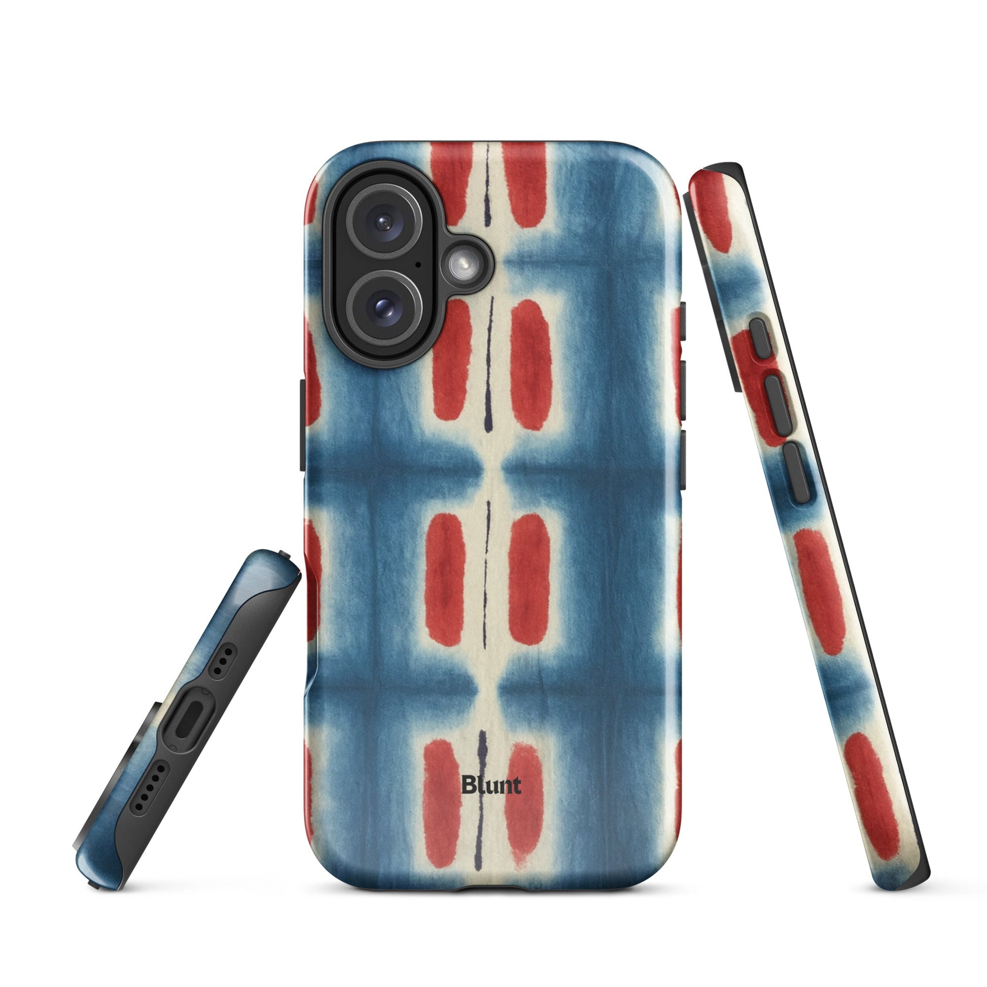 Indigo Blocks iPhone Case - Blunt Cases