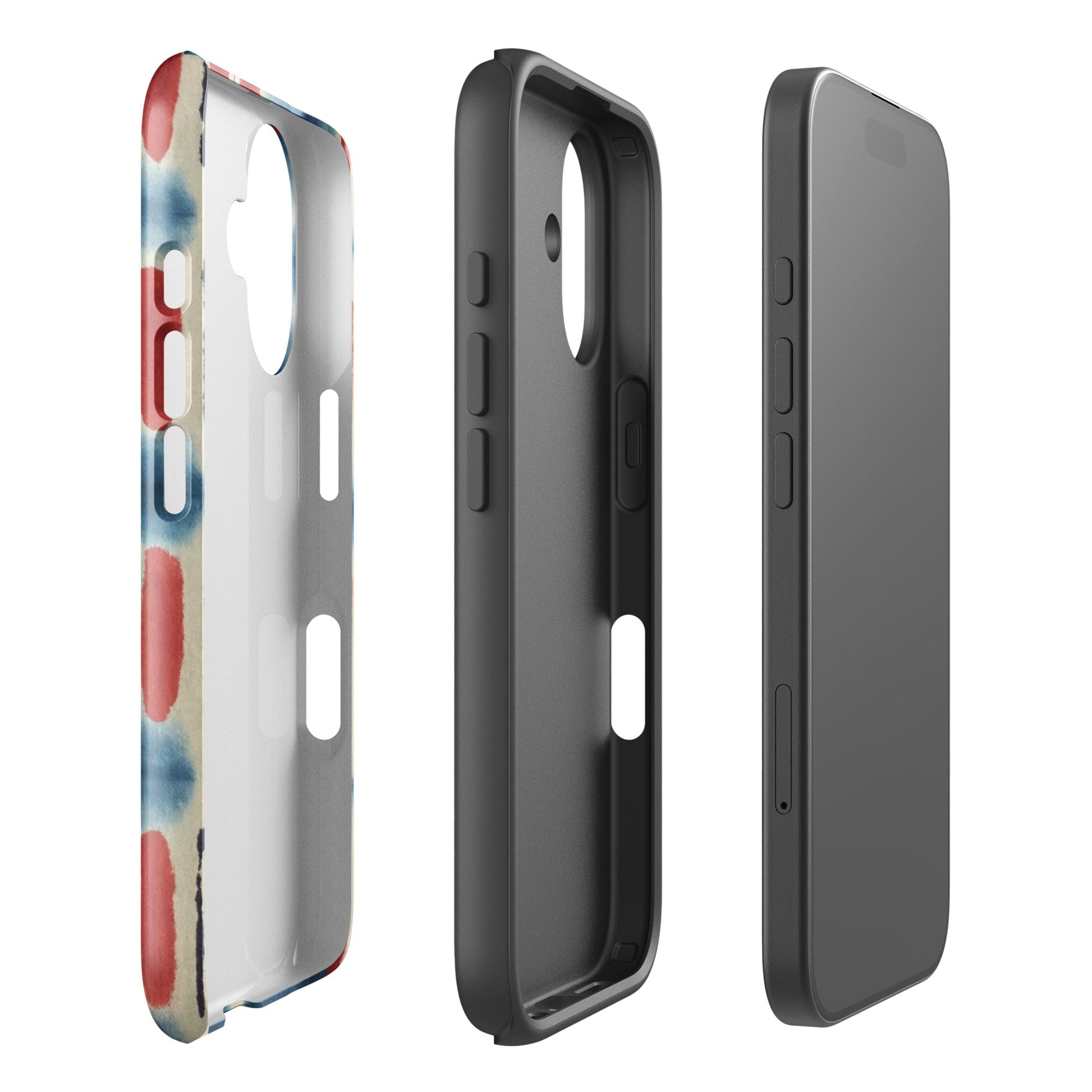 Indigo Blocks iPhone Case - Blunt Cases
