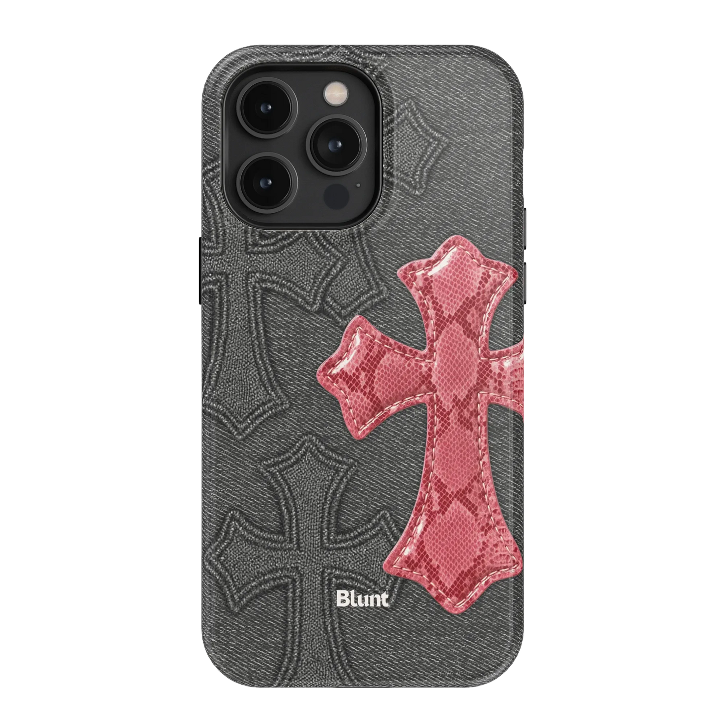 Pinkscale Cross iPhone Case