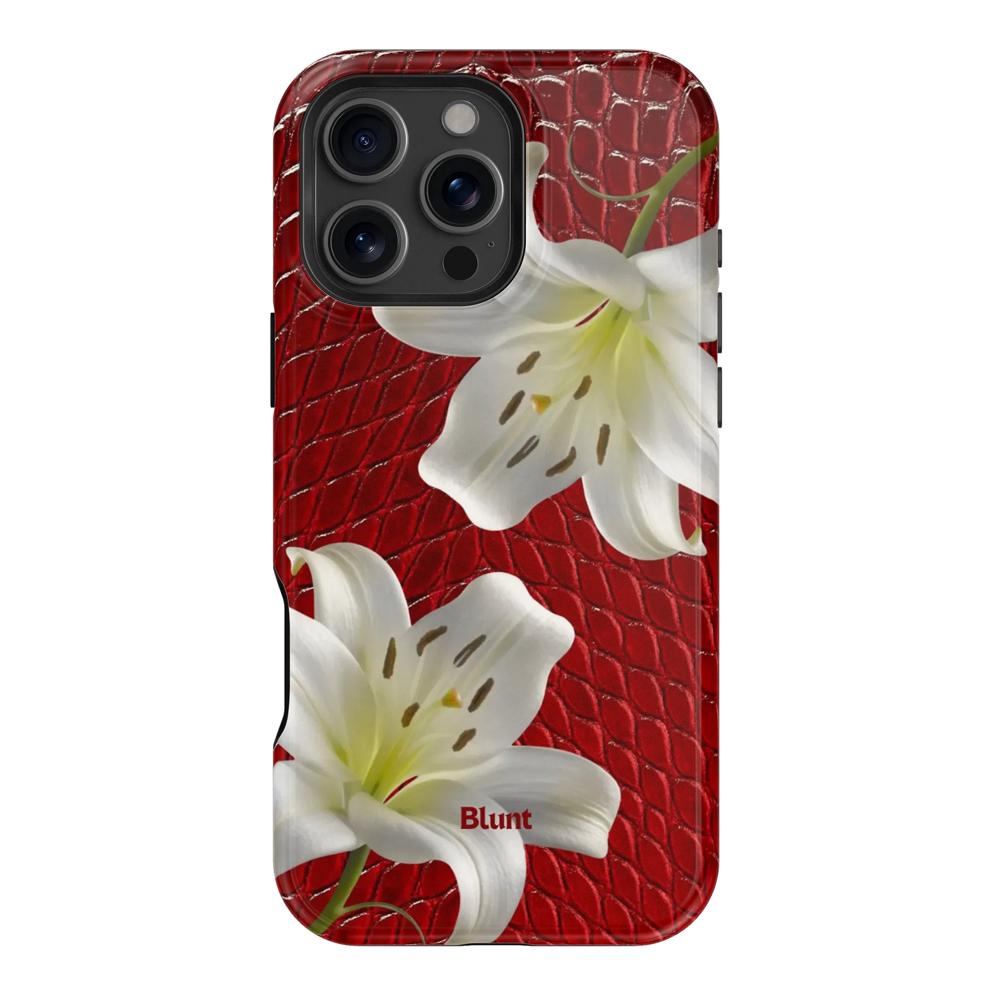 Crimson Lily iPhone Case