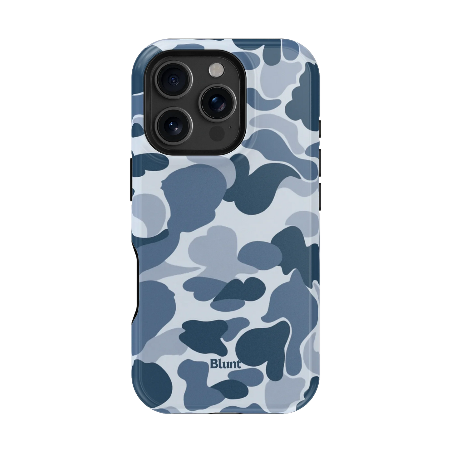 Bluish Camo iPhone Case