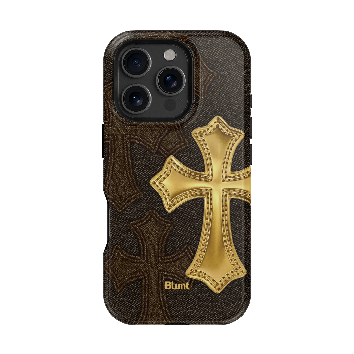 Gold Cross iPhone Case