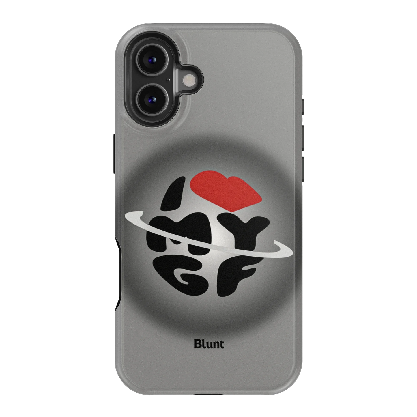 Grey Aura Girlfriend iPhone Case