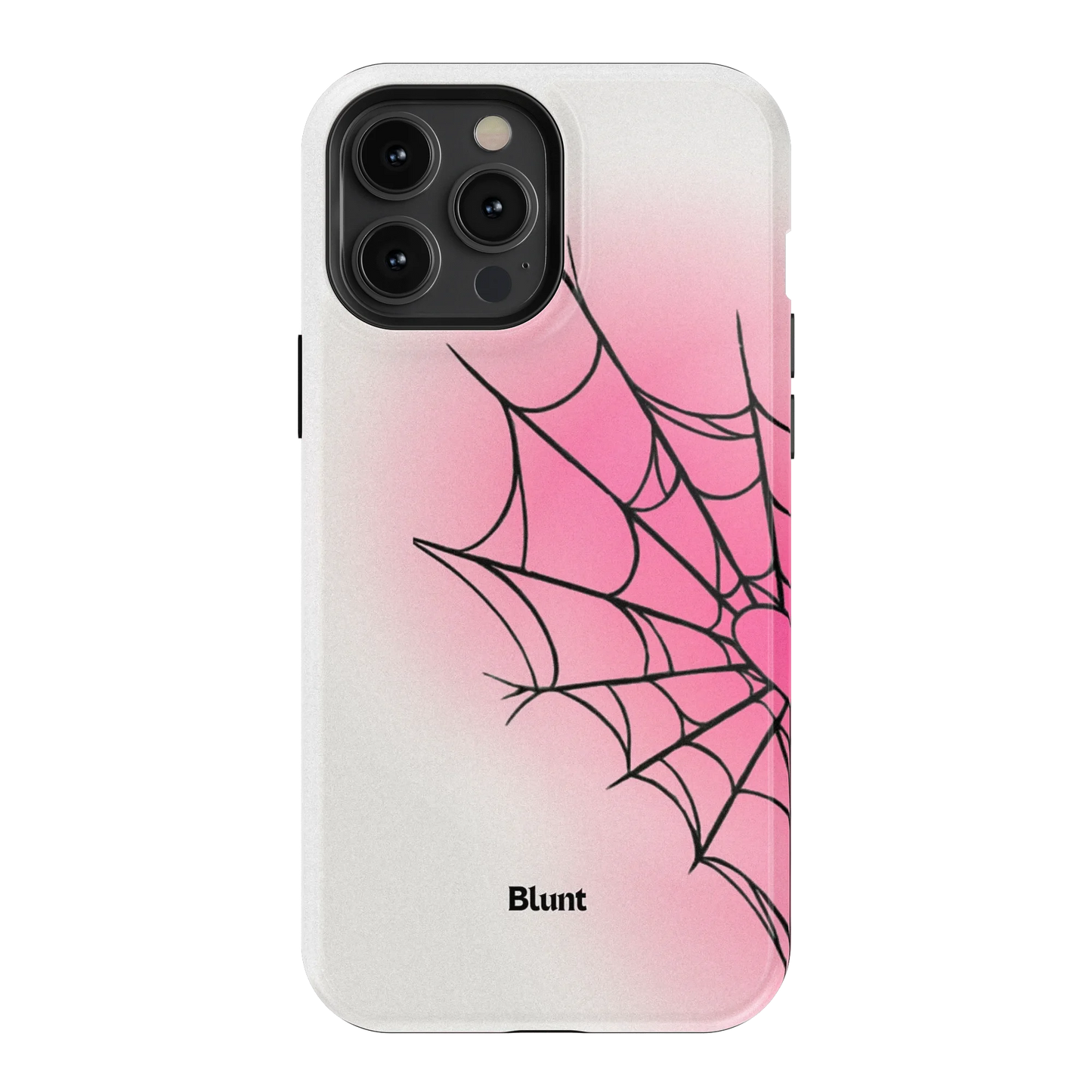 White Pink Web iPhone Case