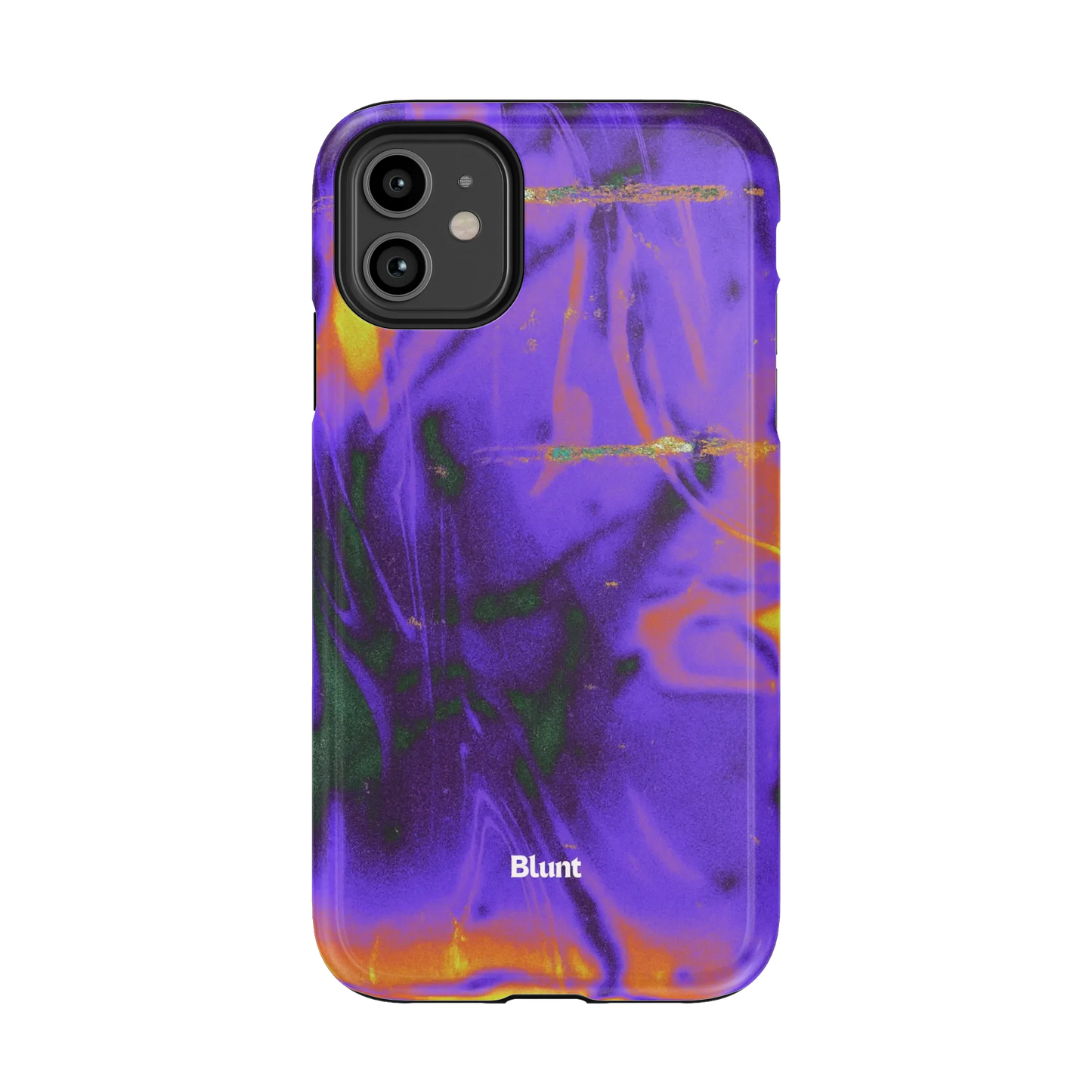 Violet Static iPhone Case