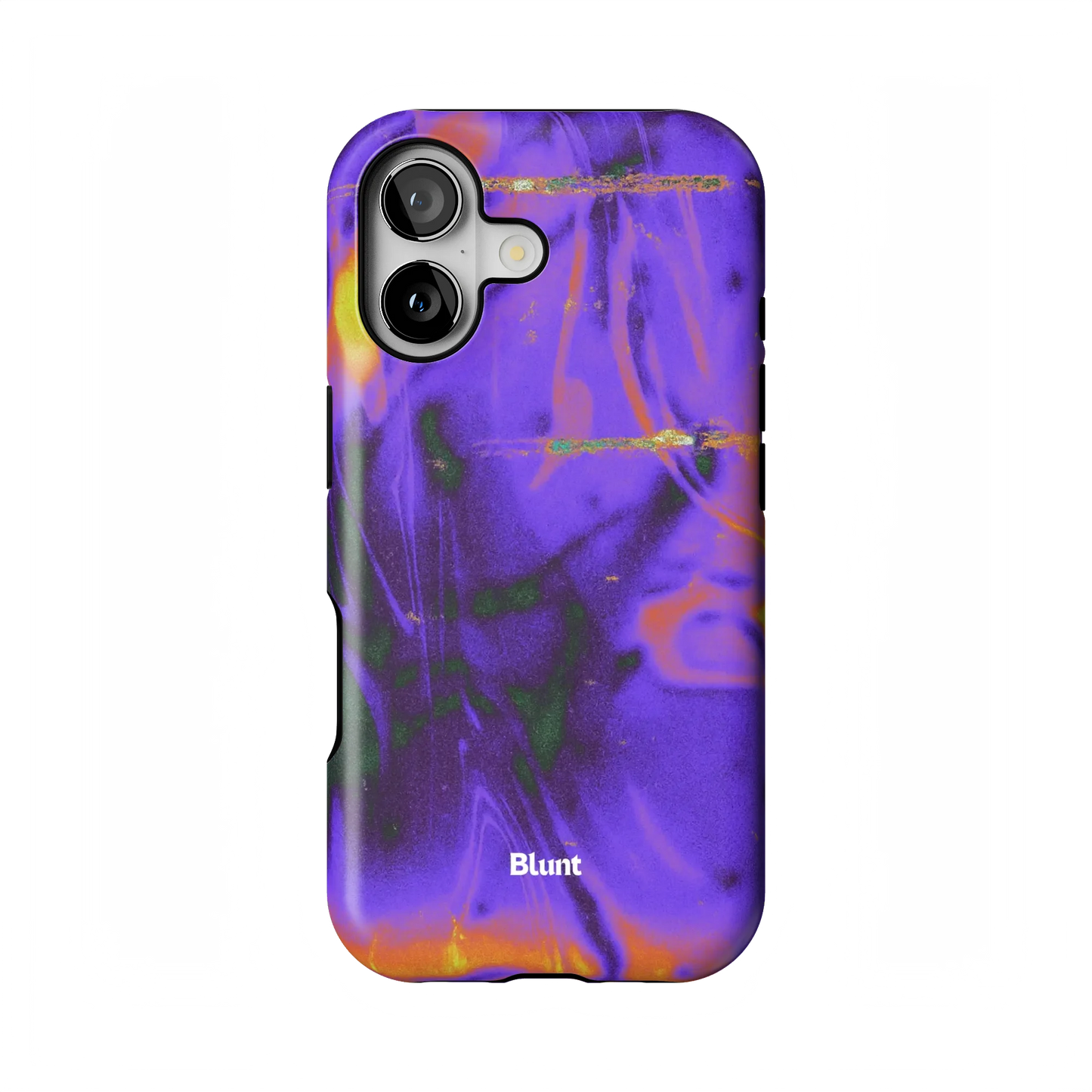 Violet Static iPhone Case