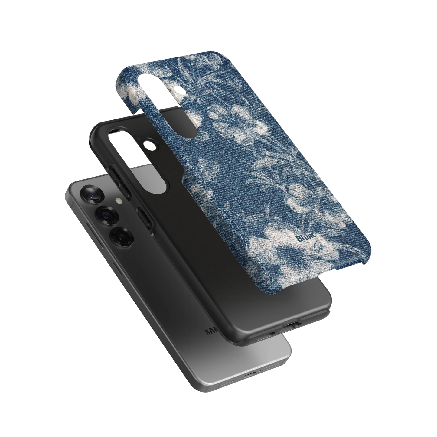 Denim Bloom Samsung Case