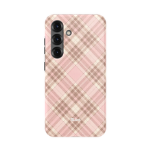 Blush Plaid Samsung Case