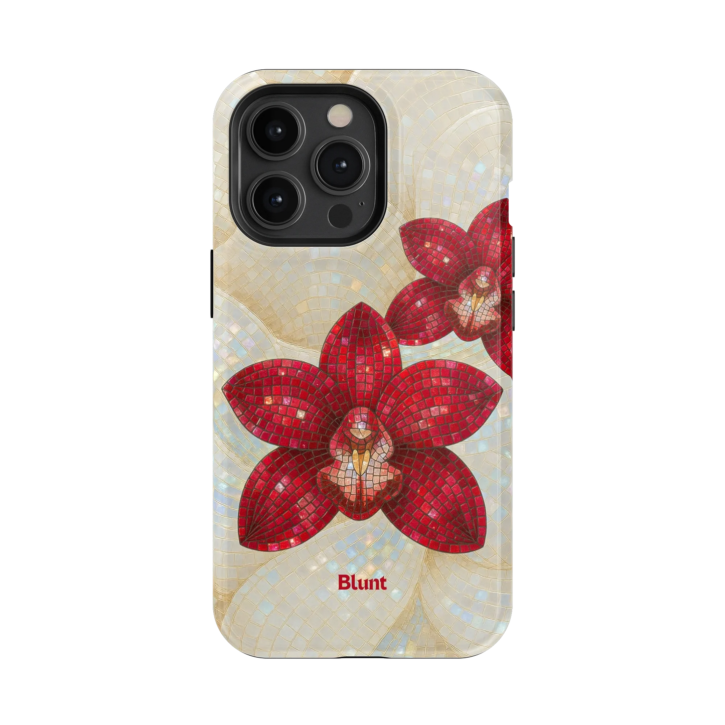 Crimson Orchid iPhone Case