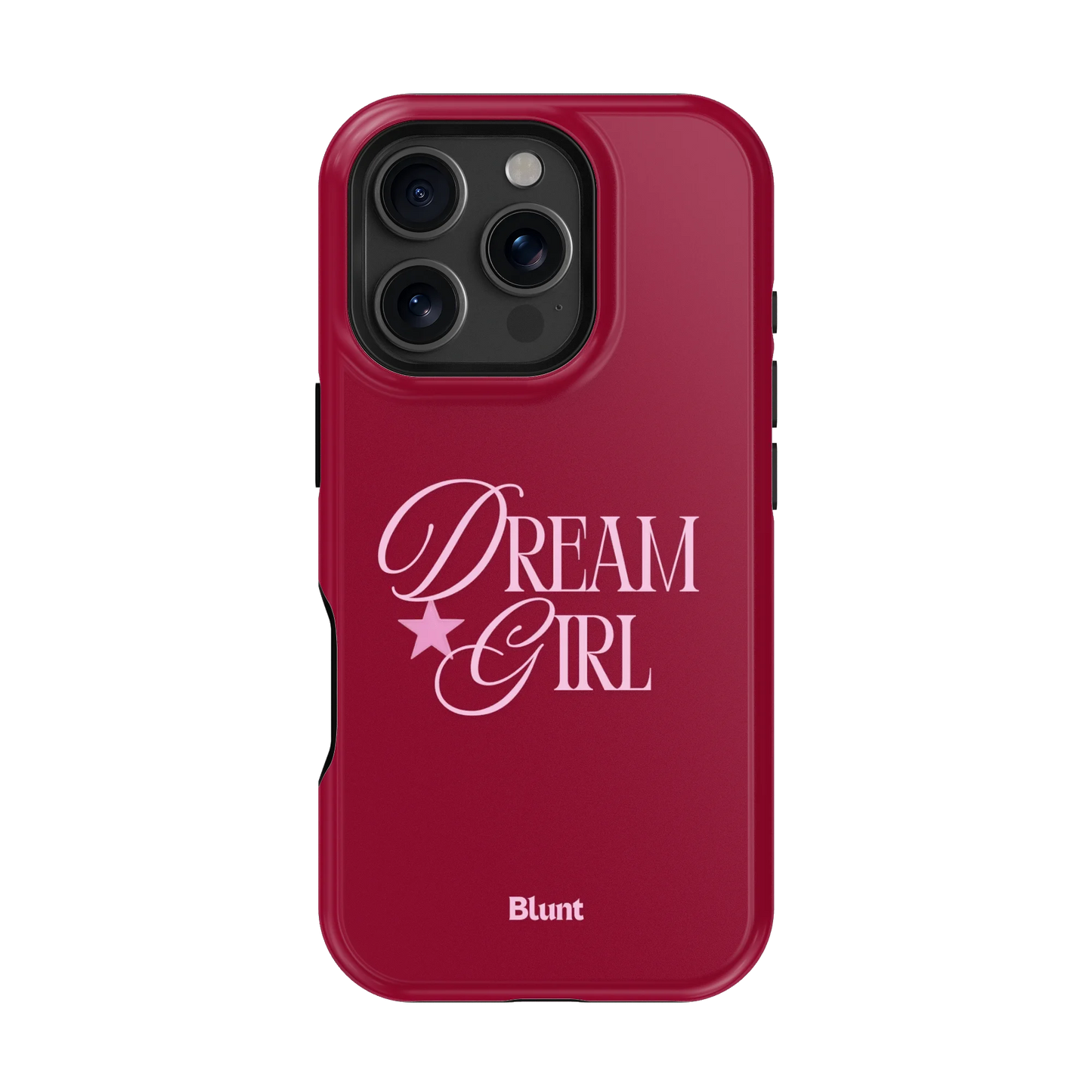 Dream Girl Maroon iPhone Case