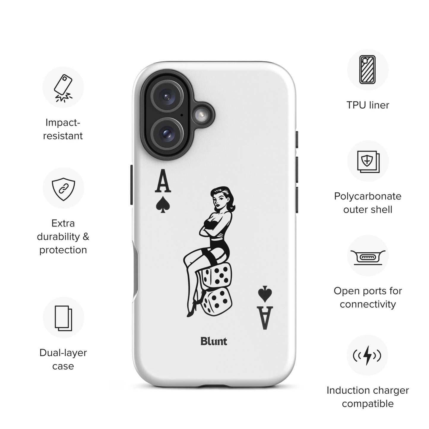 Lady Ace iPhone Case - Blunt Cases